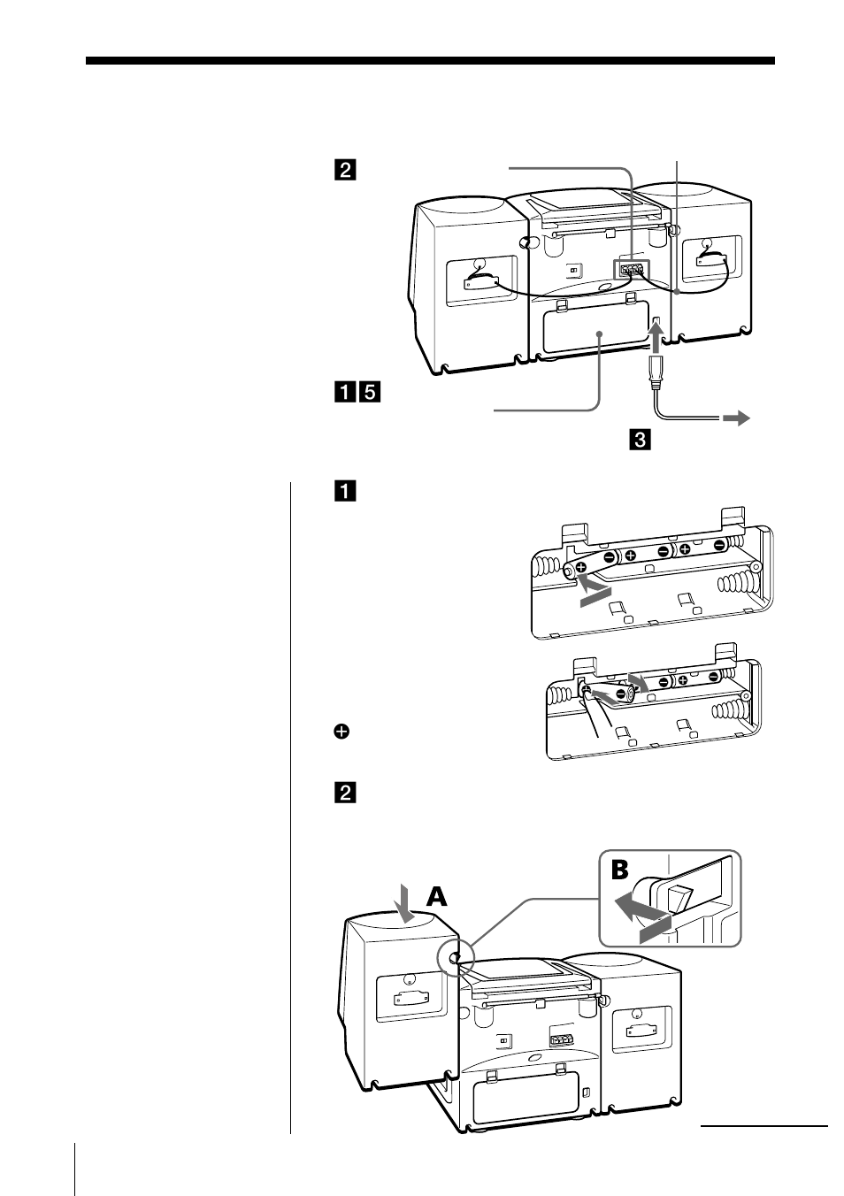 Hooking up the system | Sony CFD-ZW755 User Manual | Page 26 / 36