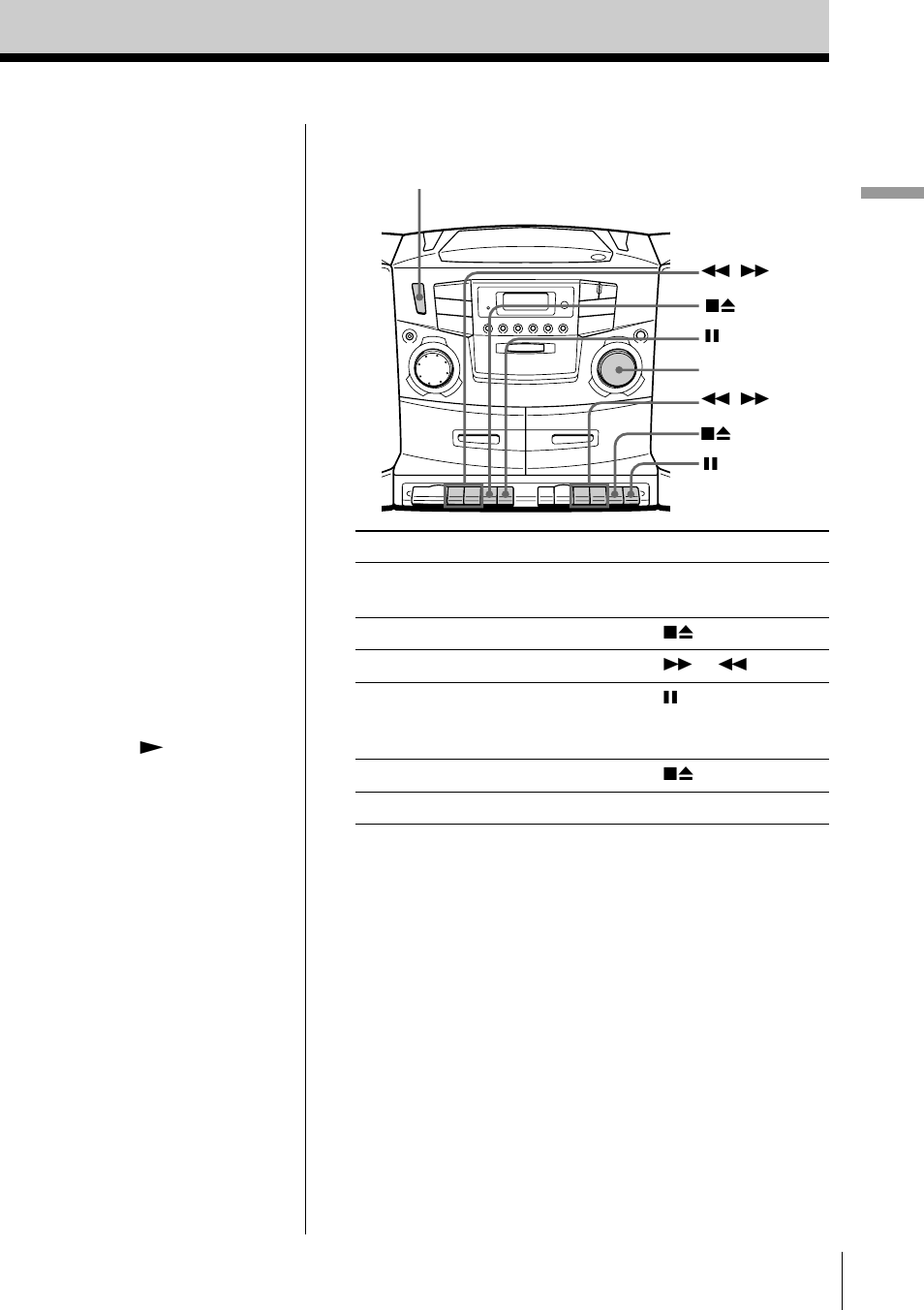 Basic operations 9 | Sony CFD-ZW755 User Manual | Page 9 / 36