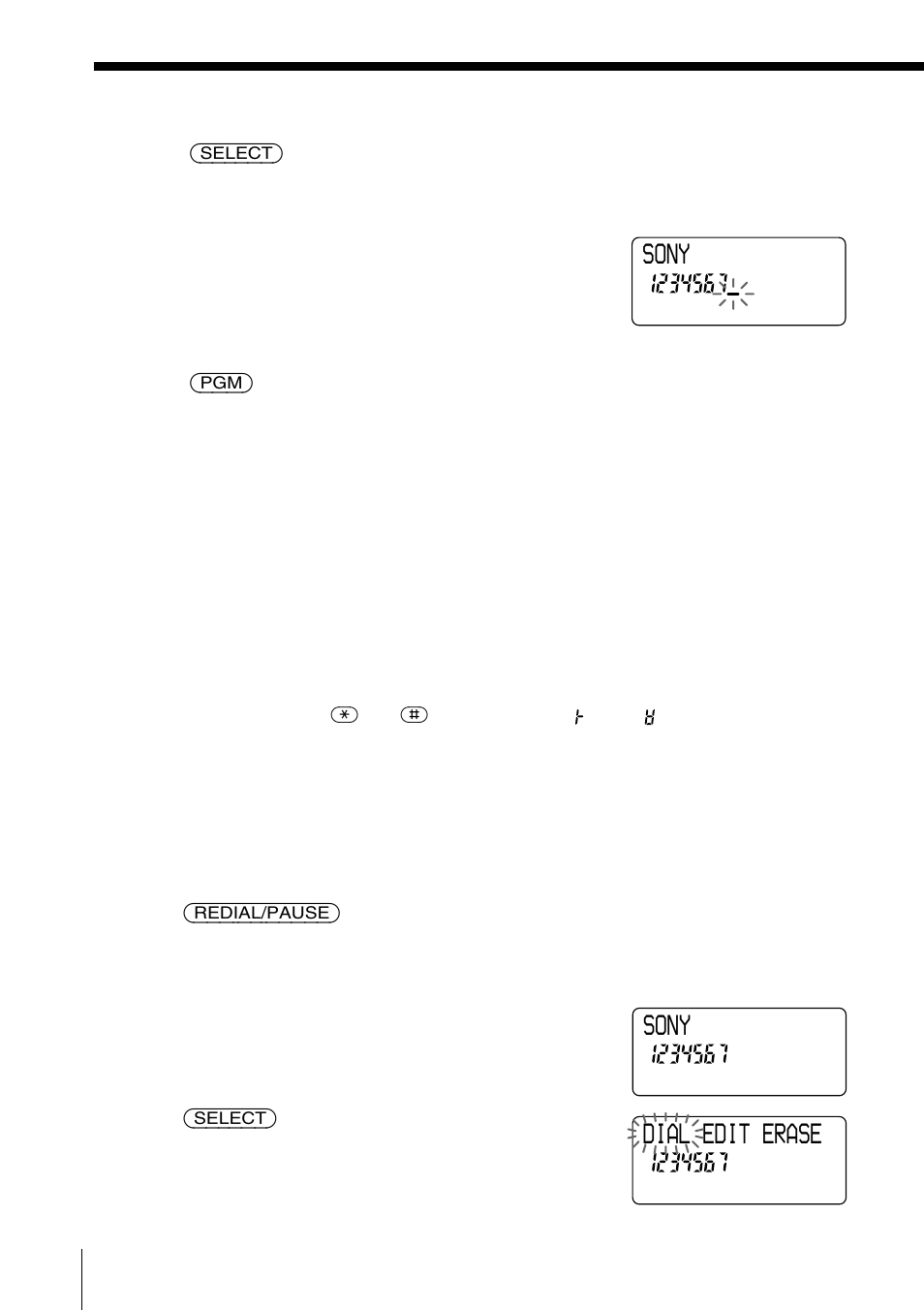 Changing a stored name and/or phone number | Sony spp-n1025 User Manual | Page 28 / 60