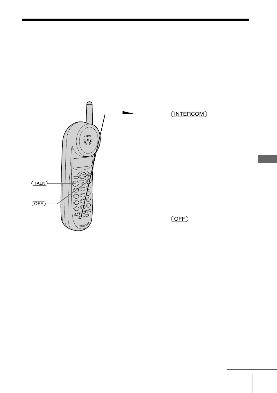 To talk from the handset to the base phone | Sony spp-n1025 User Manual | Page 35 / 60