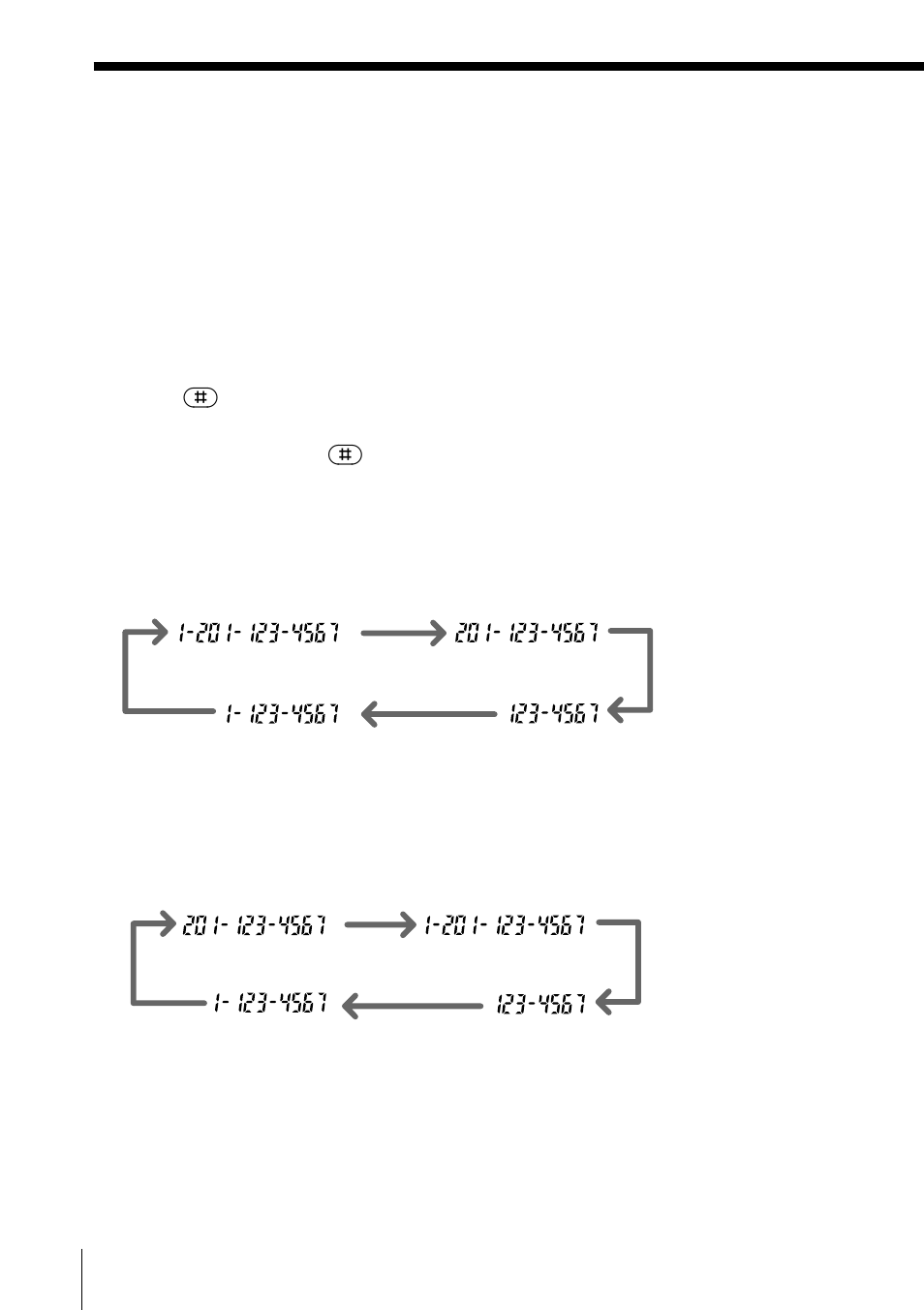 To change the number of digits of the phone number | Sony spp-n1025 User Manual | Page 44 / 60