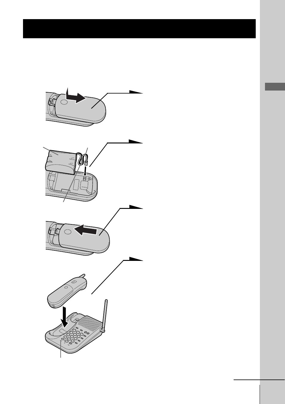 Prepare the battery pack, Step 2: prepare the battery pack, Step 2 | Sony spp-n1025 User Manual | Page 9 / 60