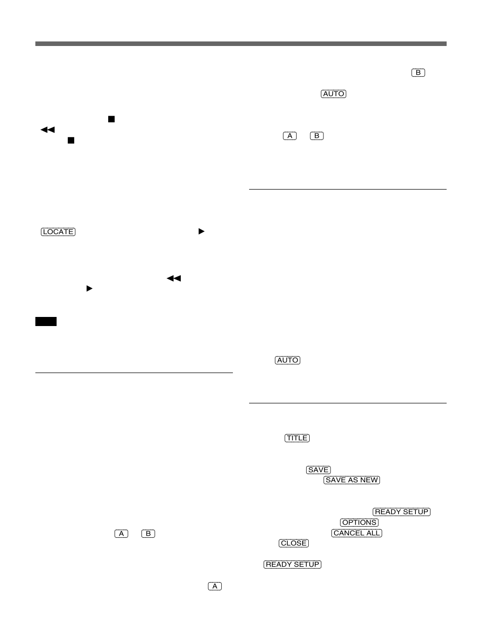 Automation operation | Sony DMX-R100 User Manual | Page 16 / 34