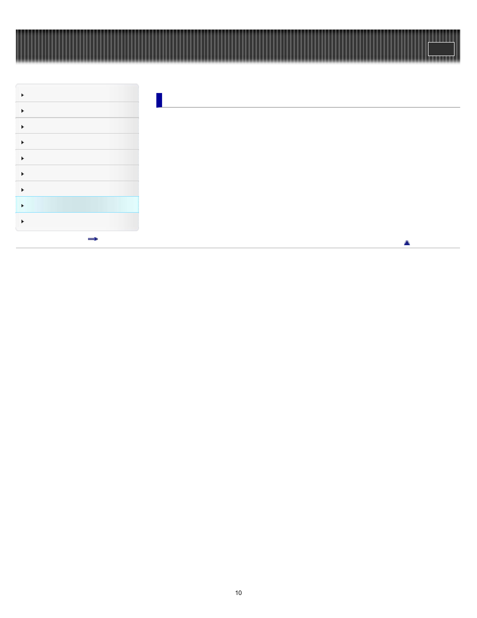 Settings | Sony PRS-T1 User Manual | Page 10 / 160