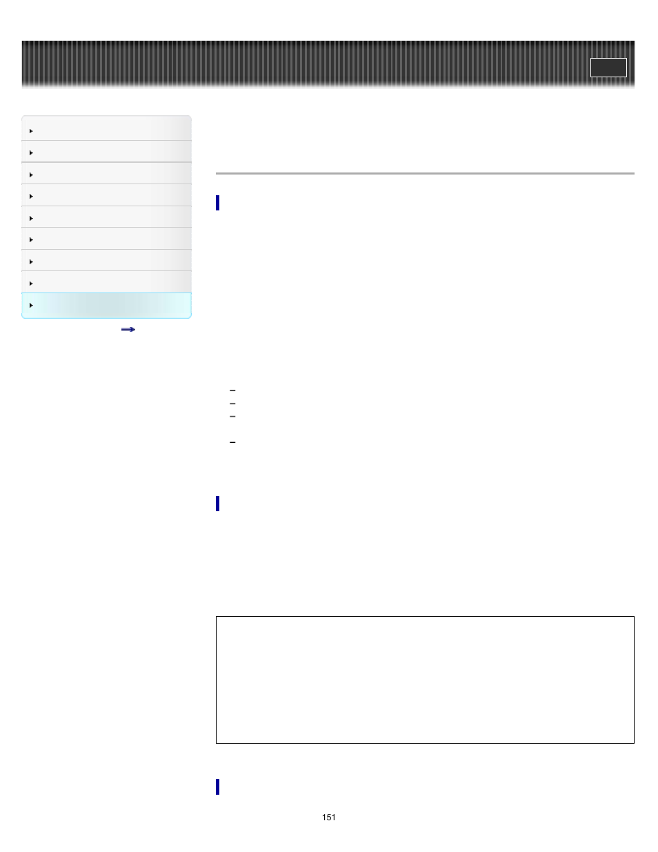 Sony PRS-T1 User Manual | Page 151 / 160