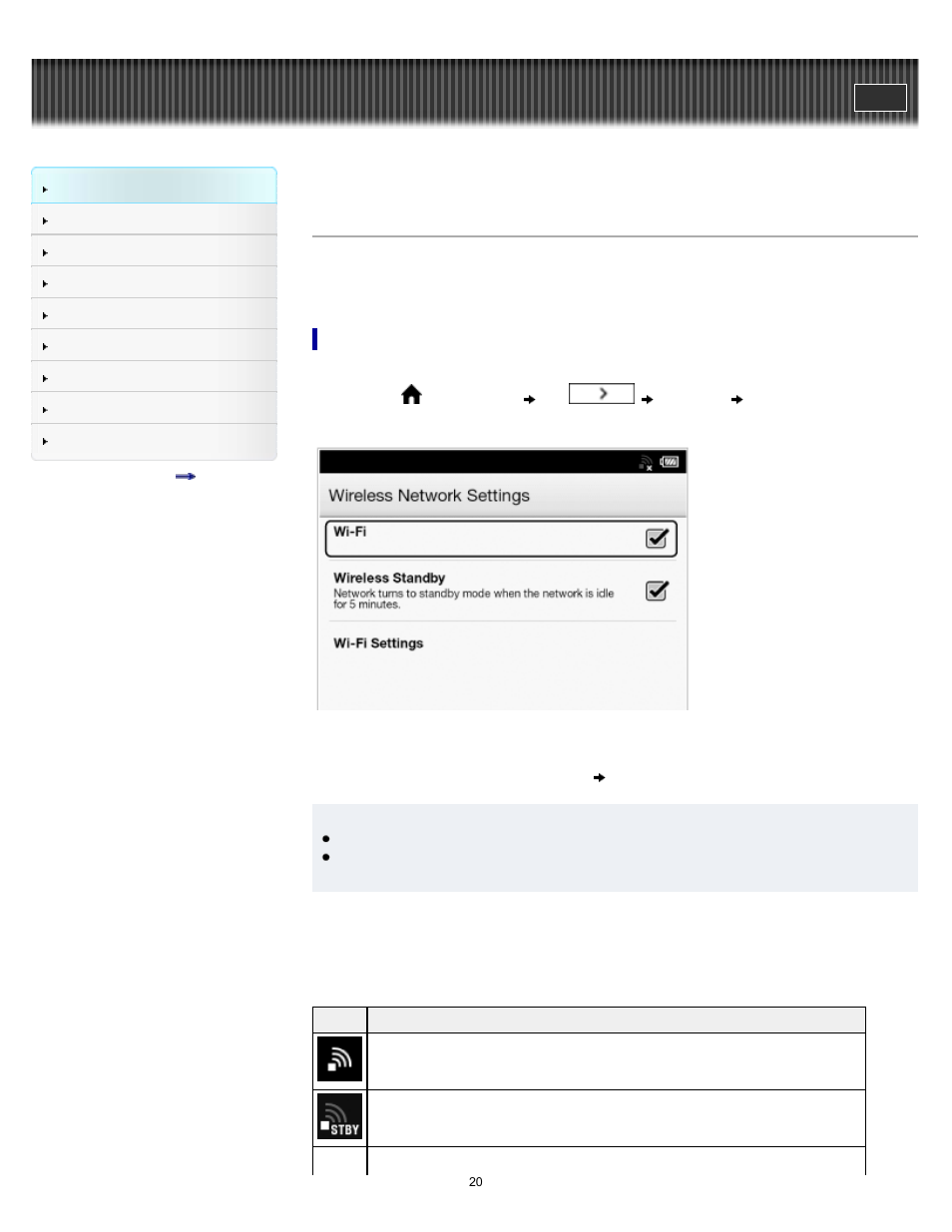 Join a wi-fi® network, Details | Sony PRS-T1 User Manual | Page 20 / 160