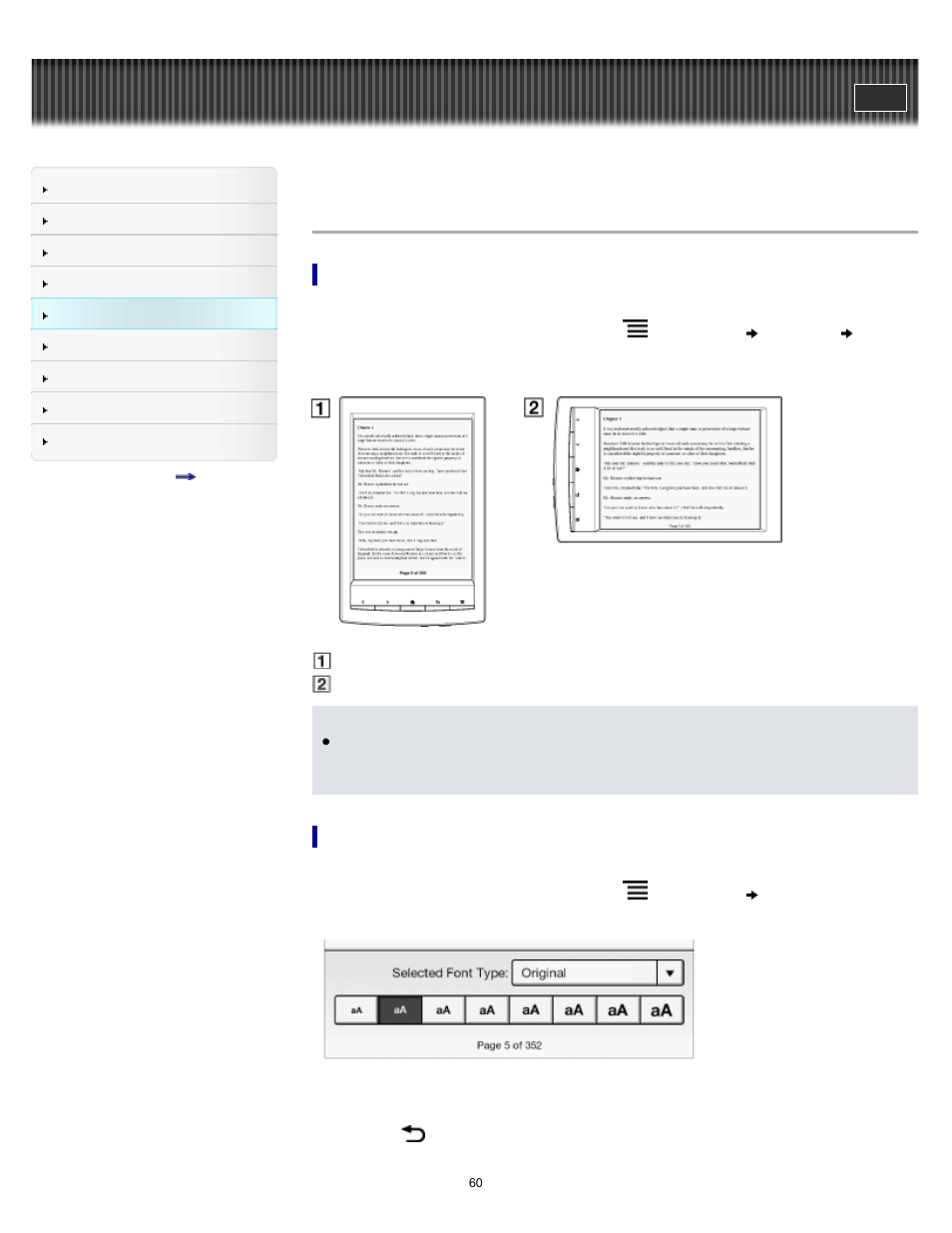 Appearance, Details | Sony PRS-T1 User Manual | Page 60 / 160