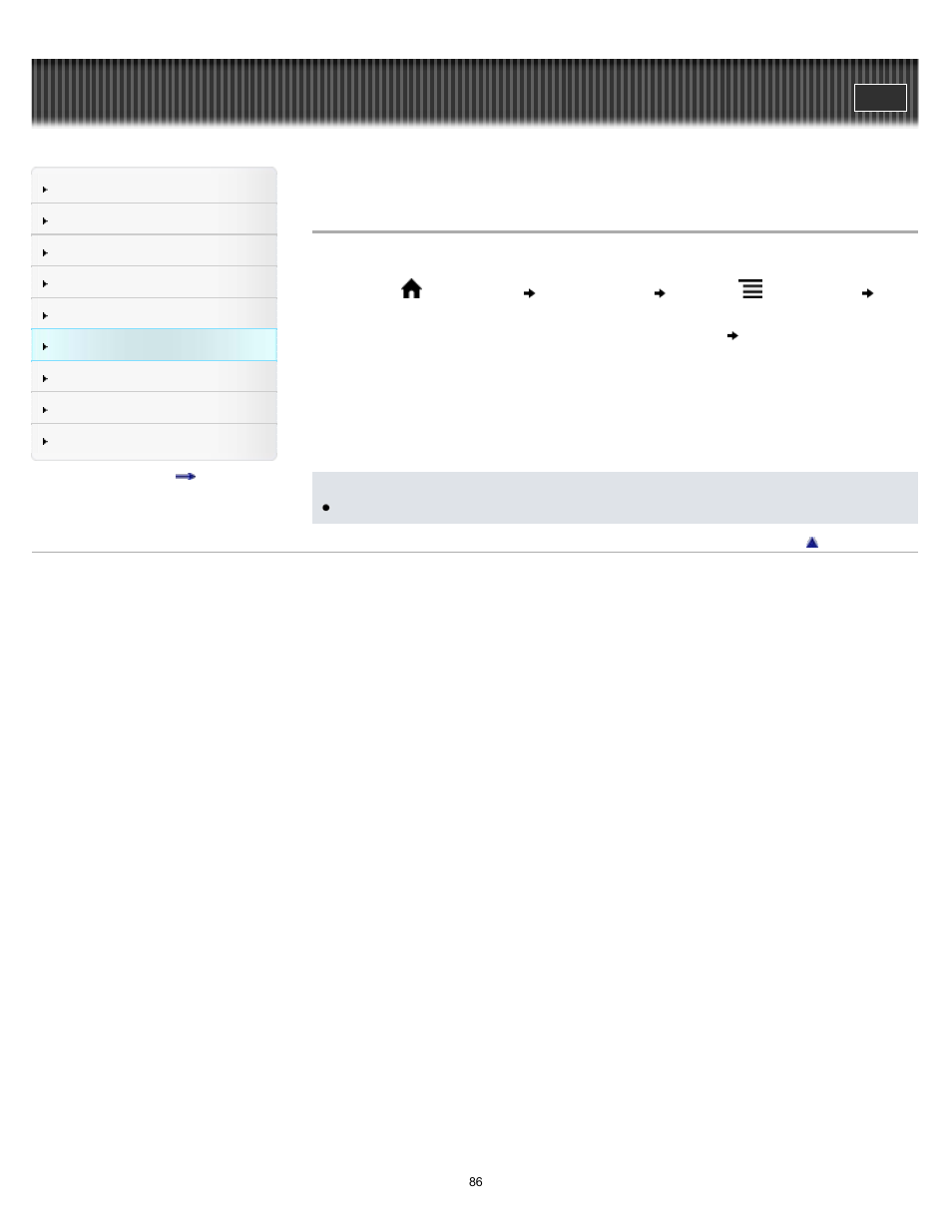 Deleting a collection | Sony PRS-T1 User Manual | Page 86 / 160