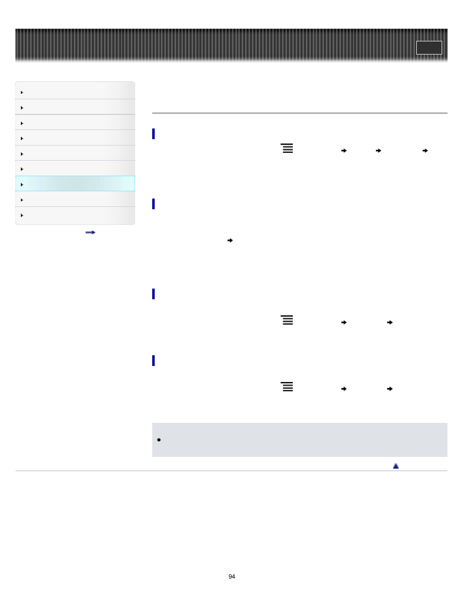 Multiple windows | Sony PRS-T1 User Manual | Page 94 / 160