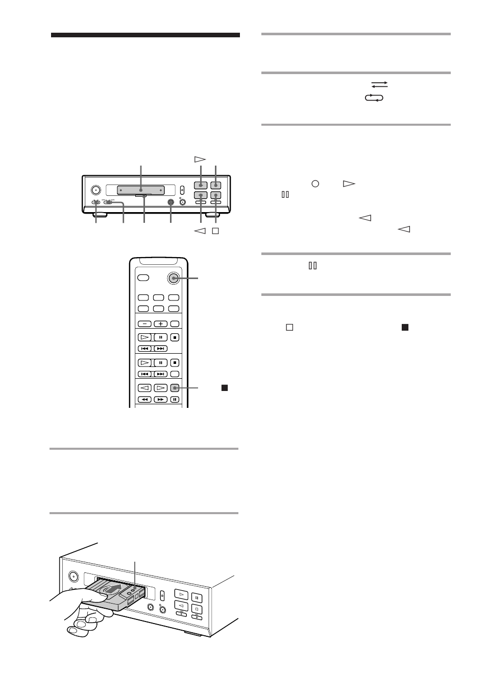 Recording a cd | Sony TC-TX313 User Manual | Page 8 / 12