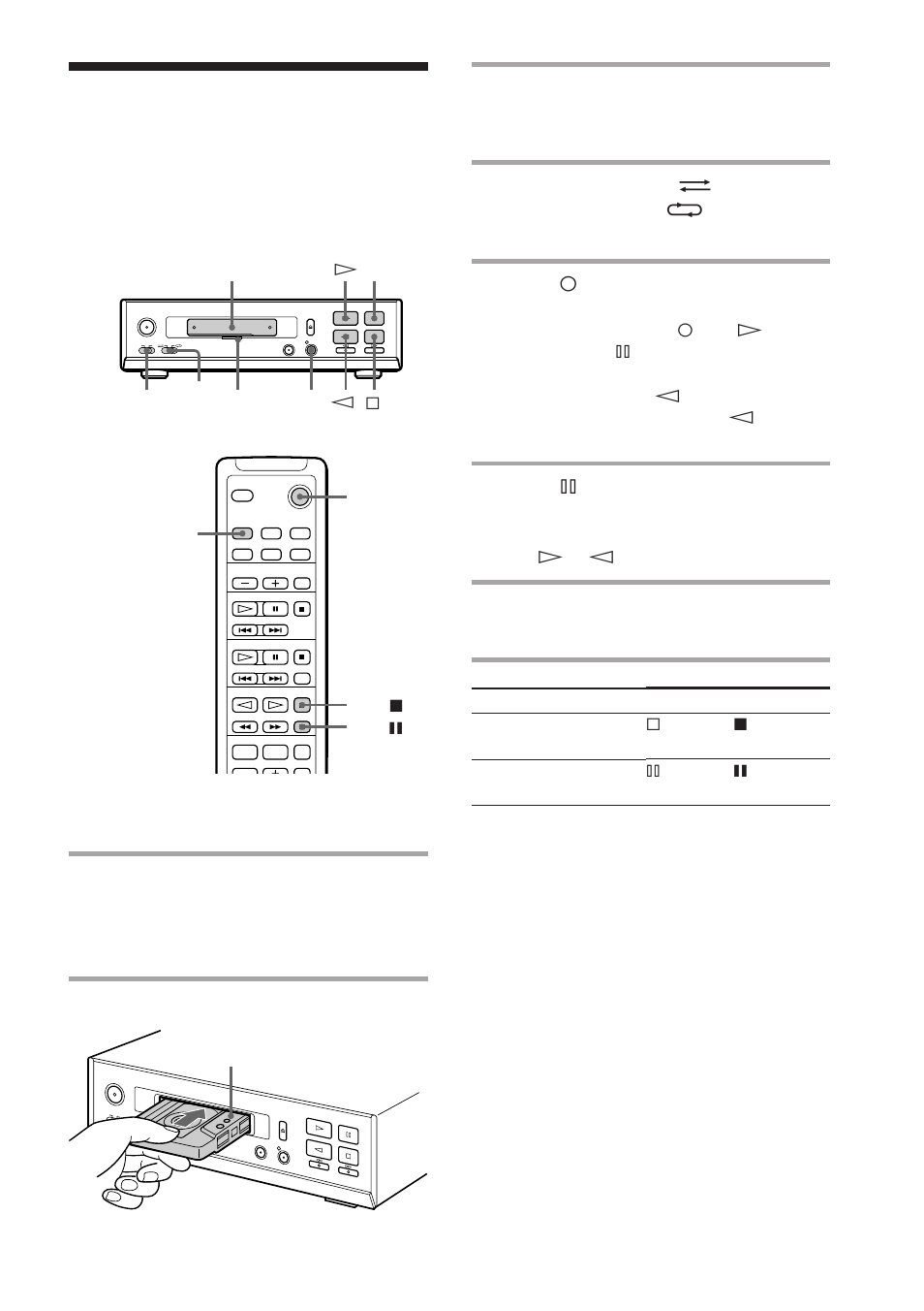 Recording manually | Sony TC-TX313 User Manual | Page 9 / 12