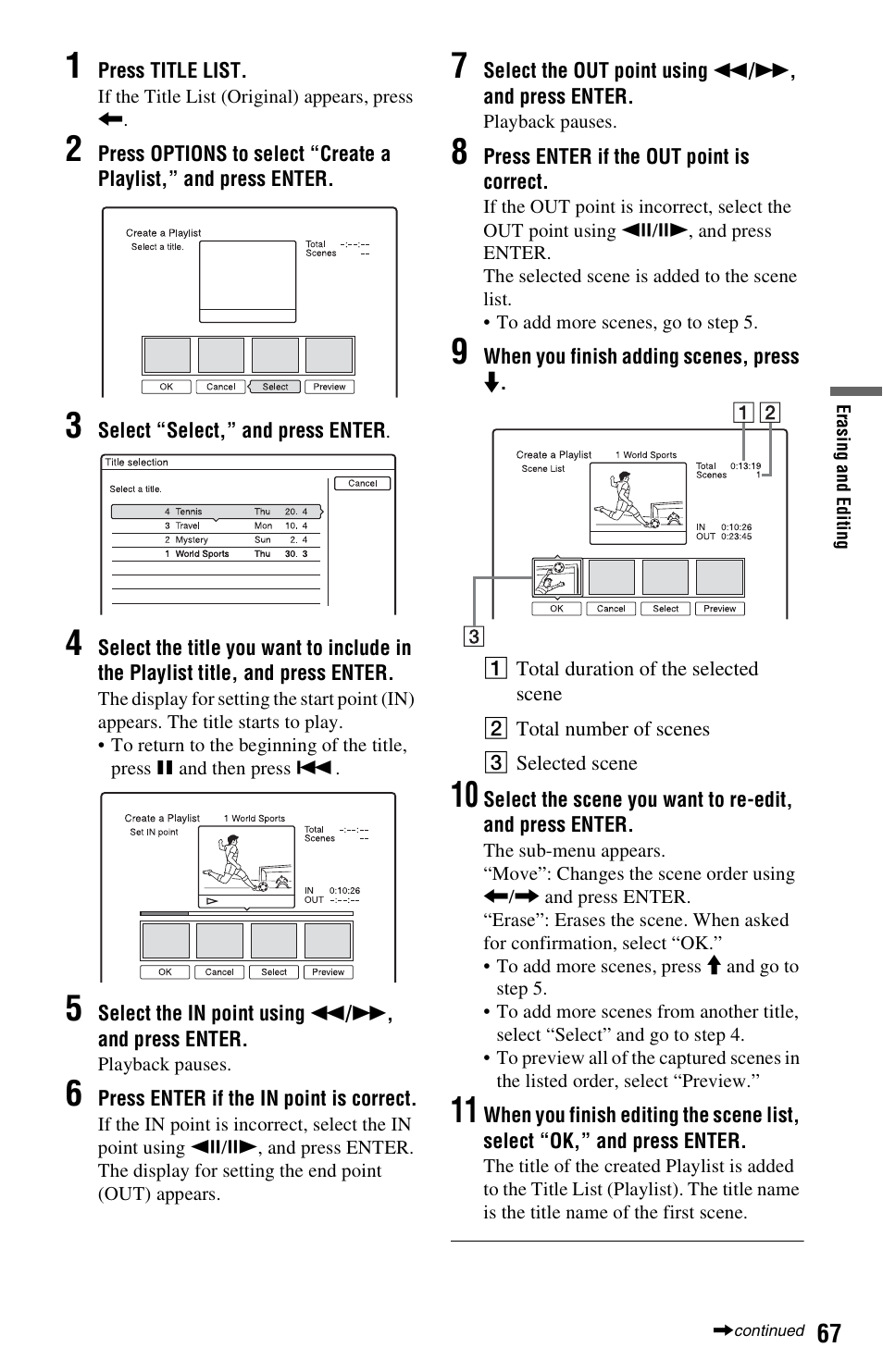 Sony VIDEO Plus RDR-HX720 User Manual | Page 67 / 116