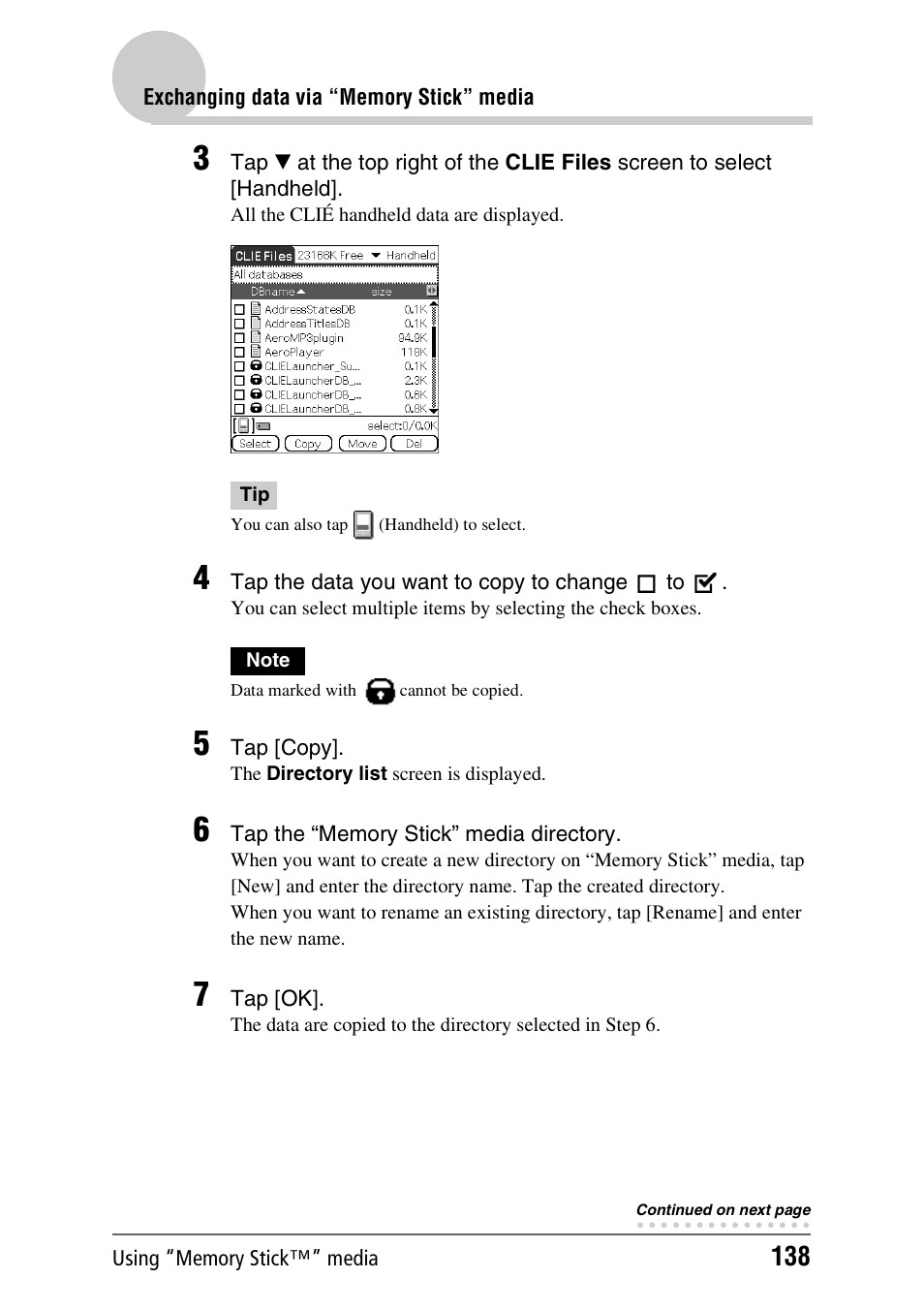 Sony CLIE PEG-TJ35 User Manual | Page 138 / 190