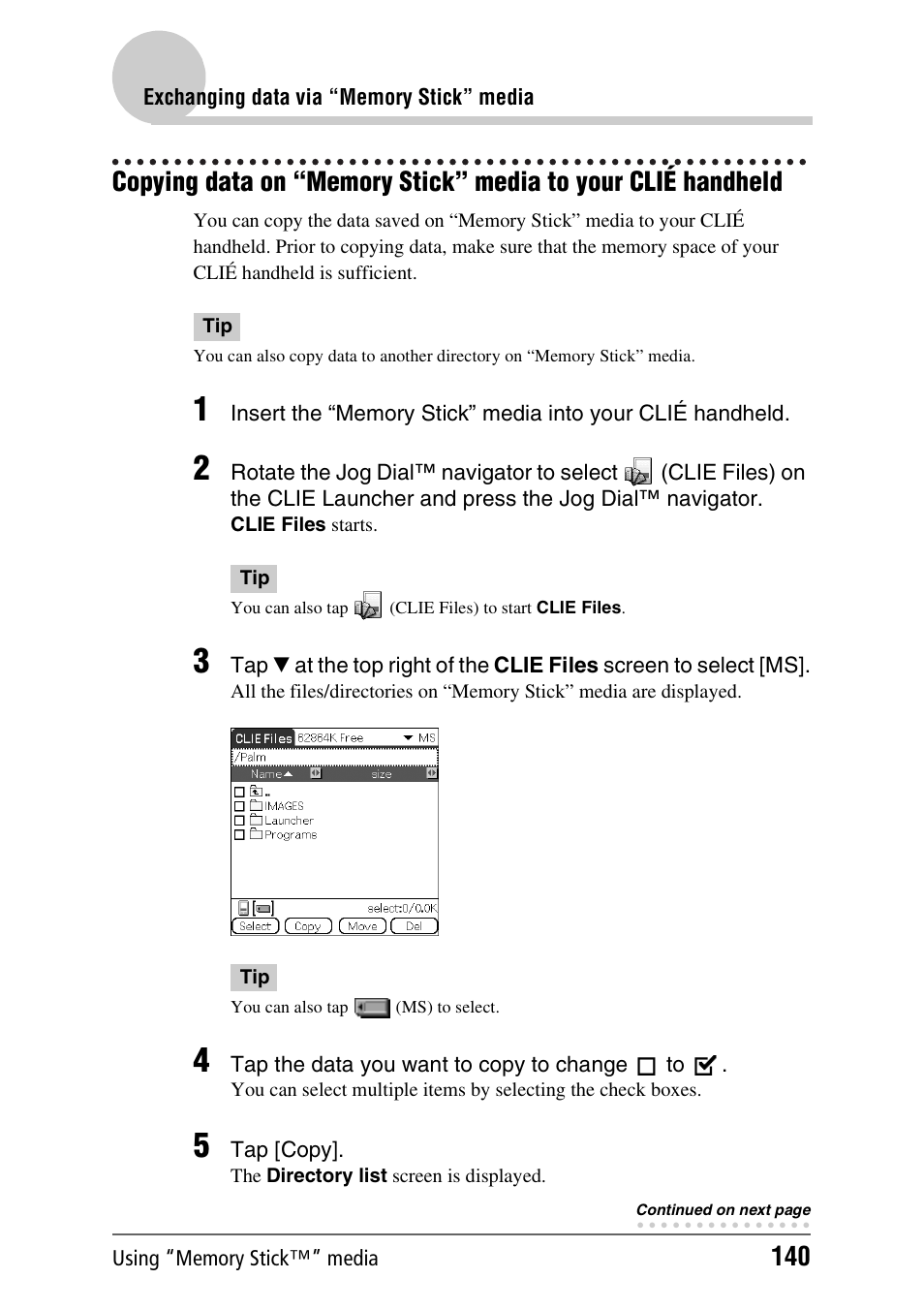 Sony CLIE PEG-TJ35 User Manual | Page 140 / 190