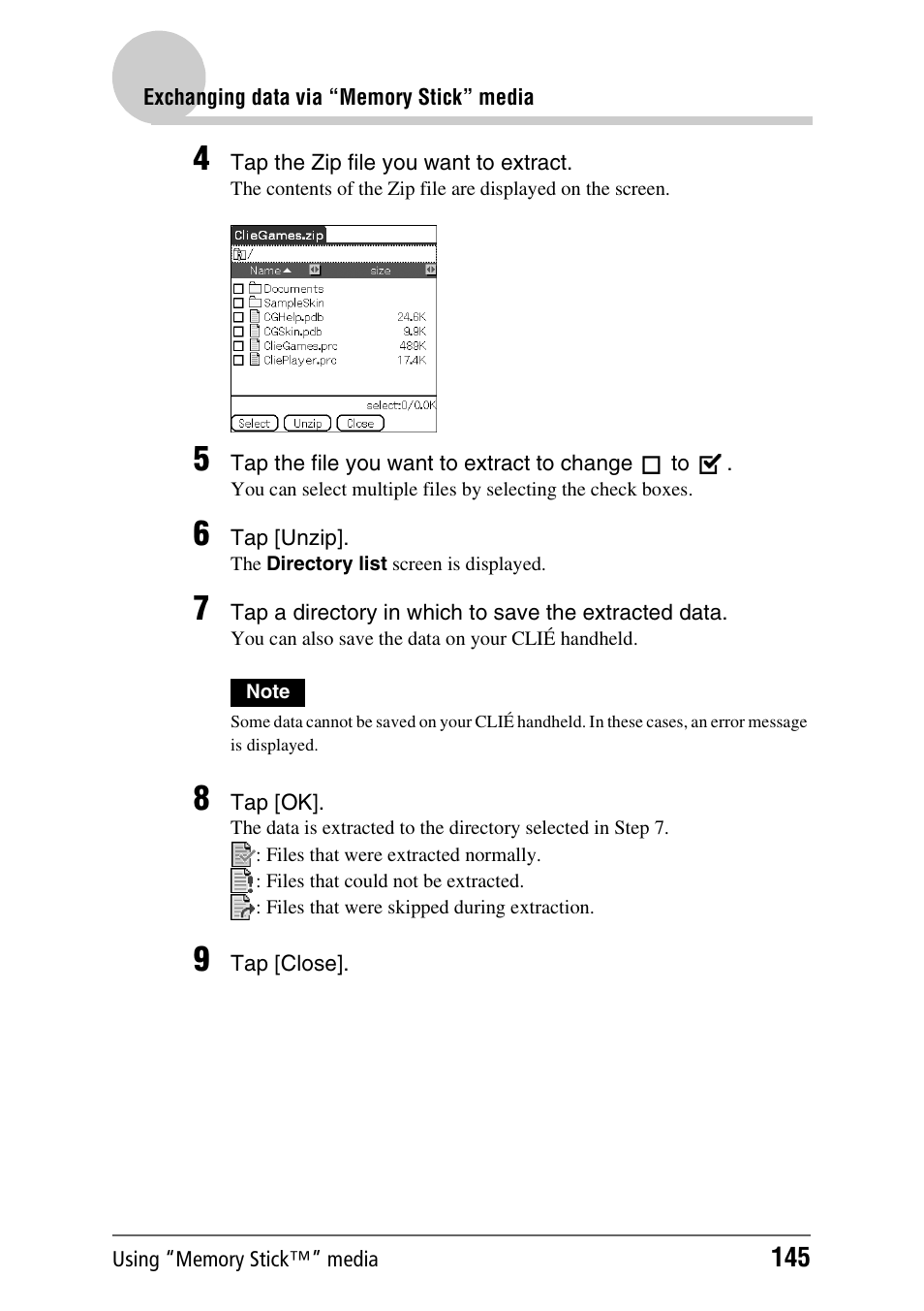 Sony CLIE PEG-TJ35 User Manual | Page 145 / 190