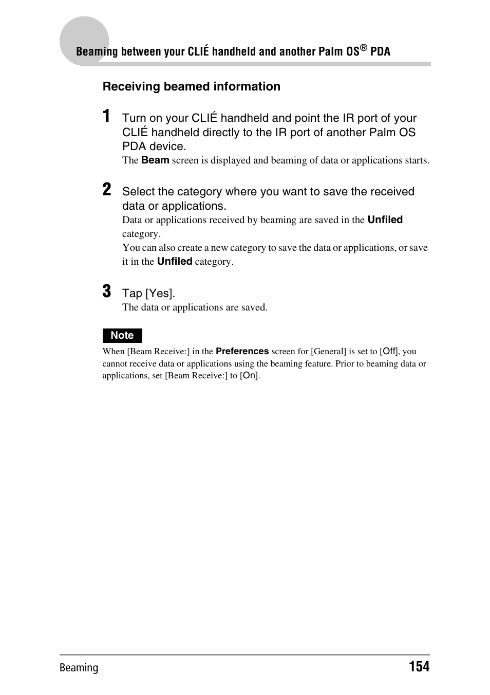 Sony CLIE PEG-TJ35 User Manual | Page 154 / 190