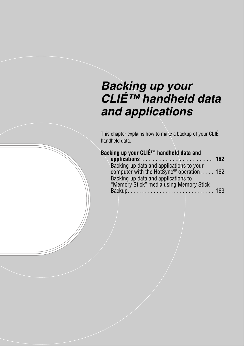 Sony CLIE PEG-TJ35 User Manual | Page 161 / 190