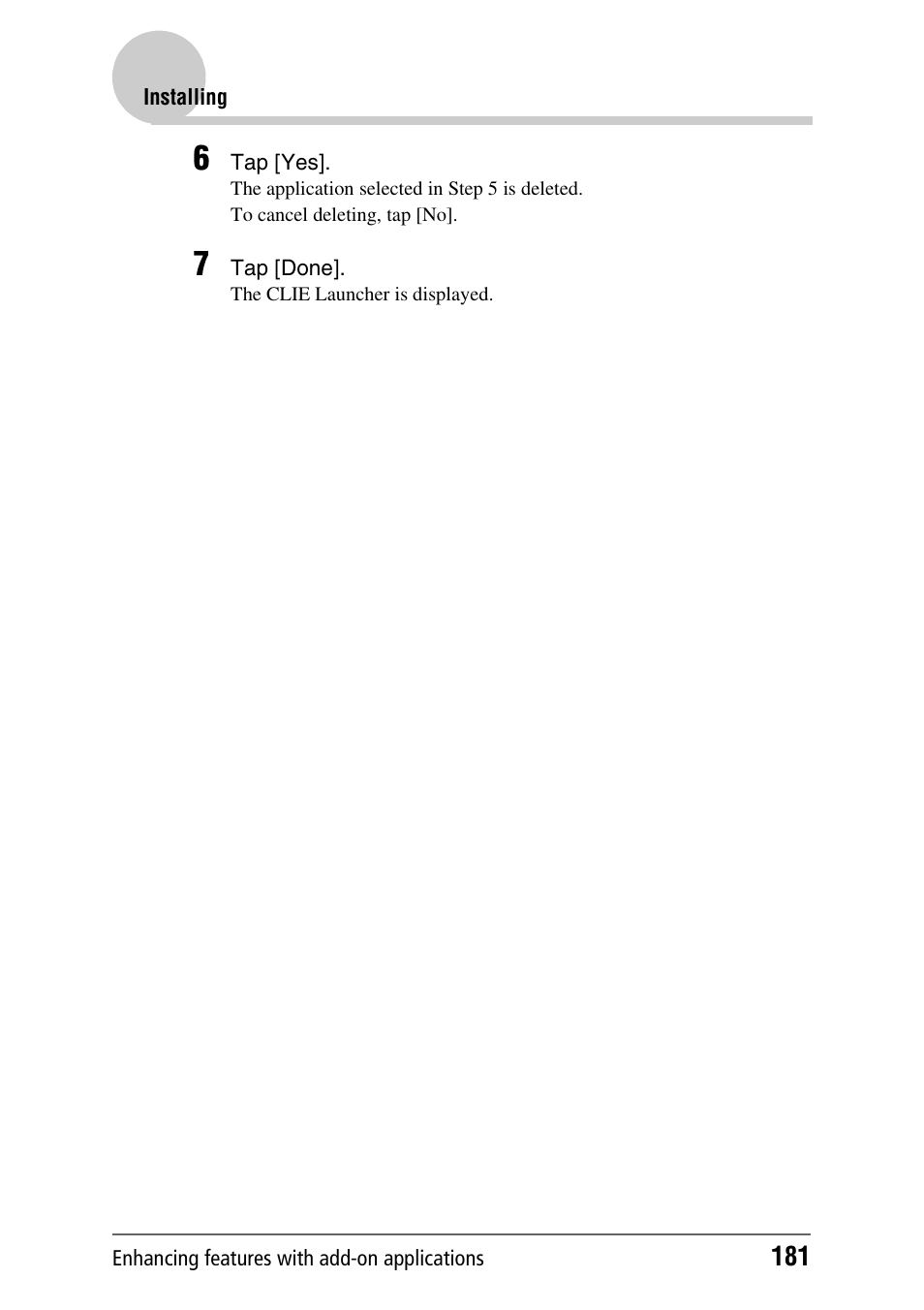 Sony CLIE PEG-TJ35 User Manual | Page 181 / 190