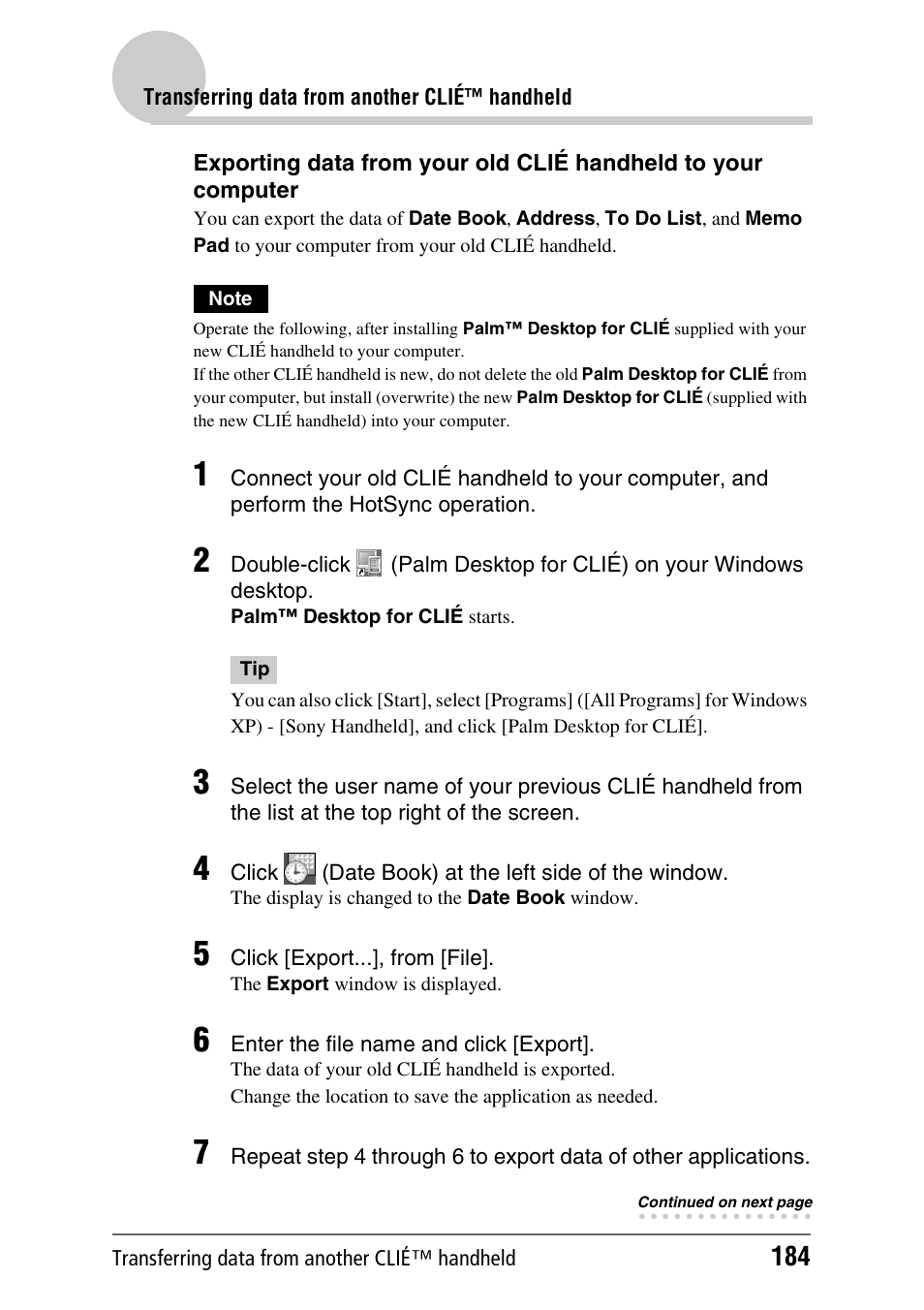 Sony CLIE PEG-TJ35 User Manual | Page 184 / 190