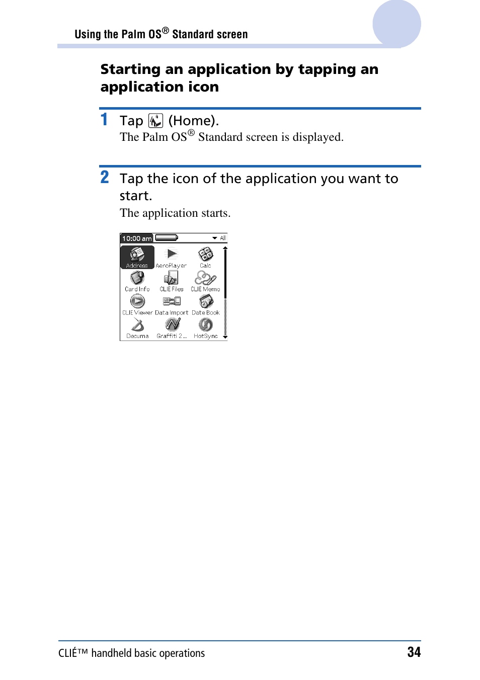 Sony CLIE PEG-TJ35 User Manual | Page 34 / 190