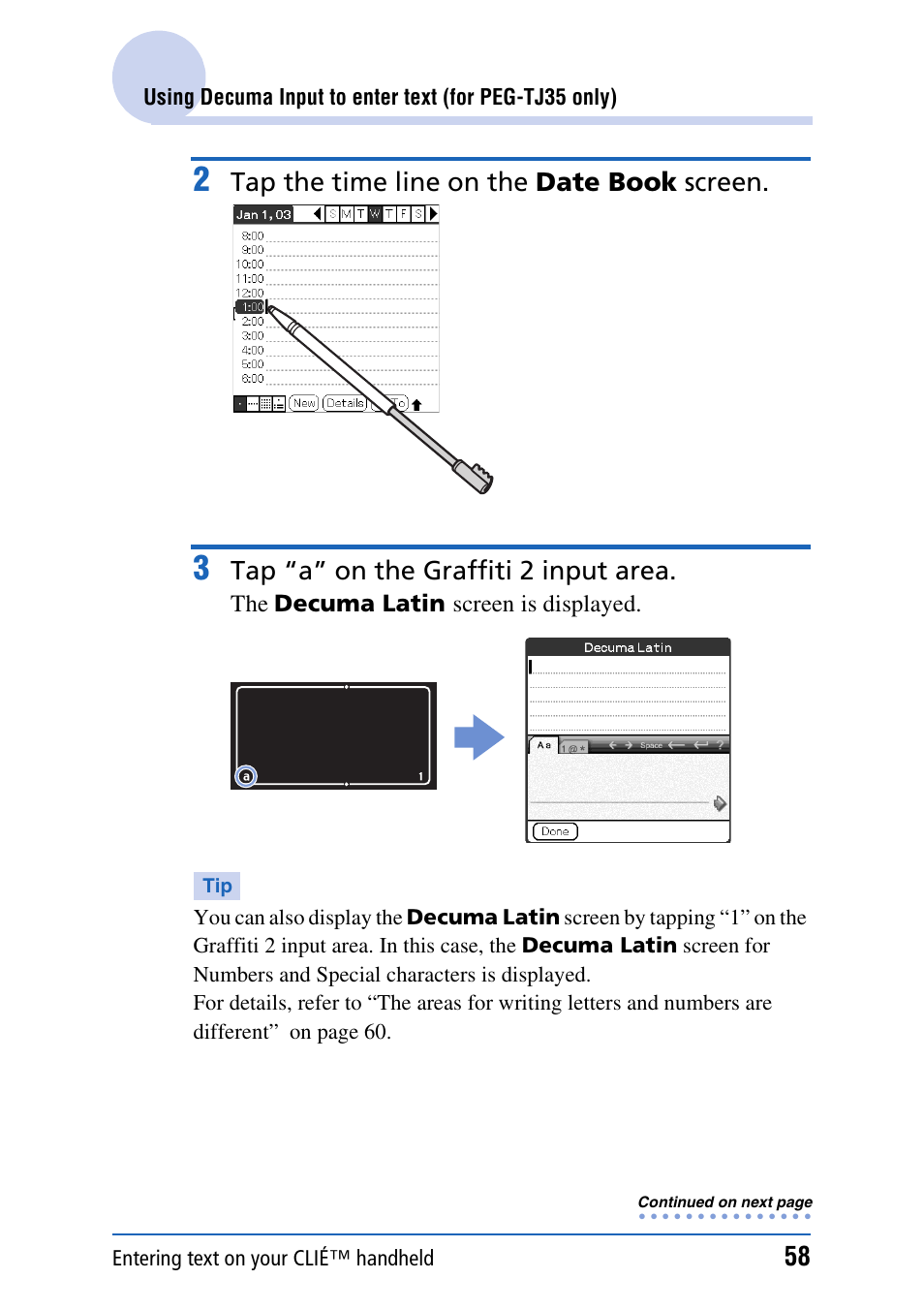 Sony CLIE PEG-TJ35 User Manual | Page 58 / 190