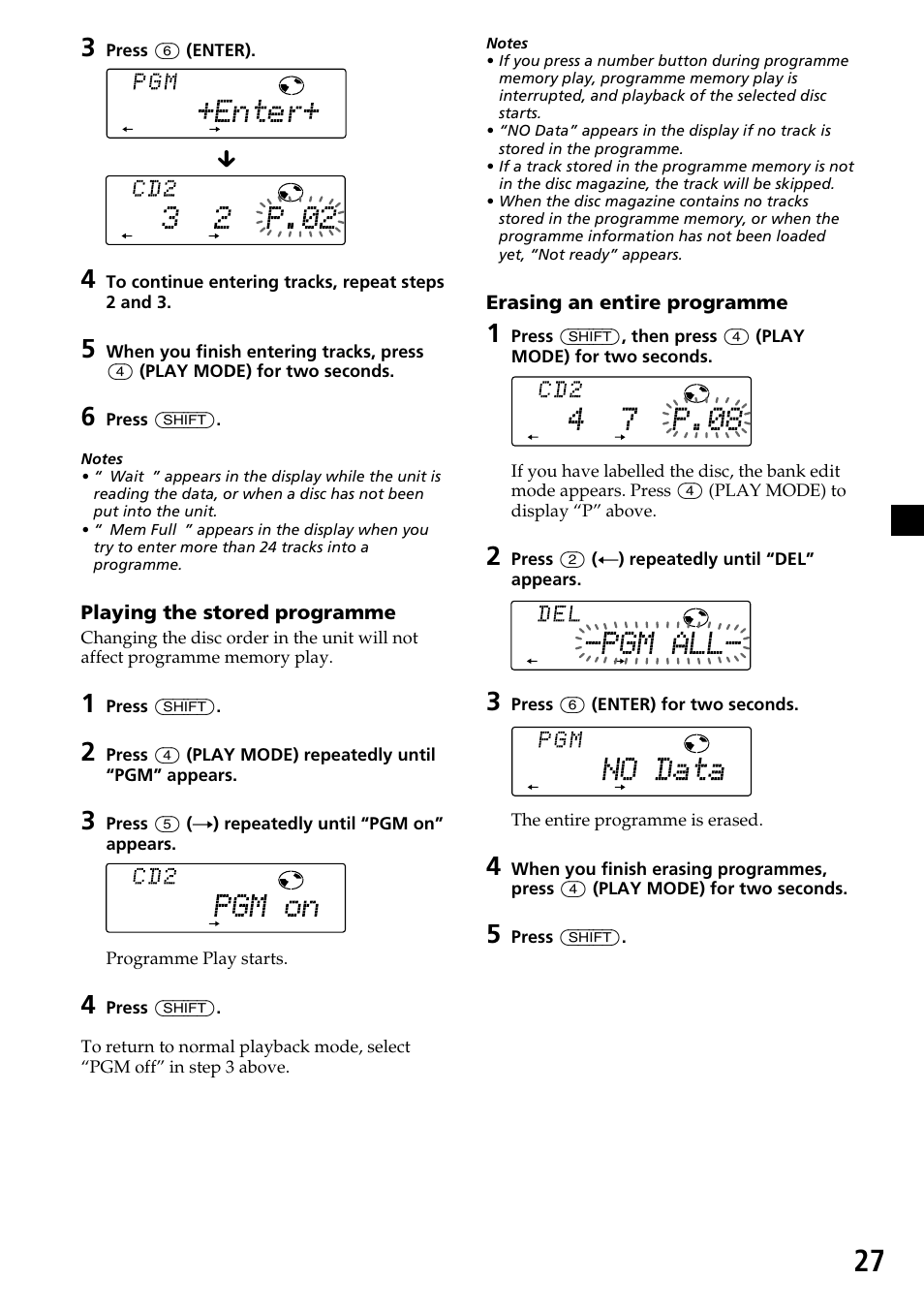 Sony CDX-C7850R User Manual | Page 27 / 144