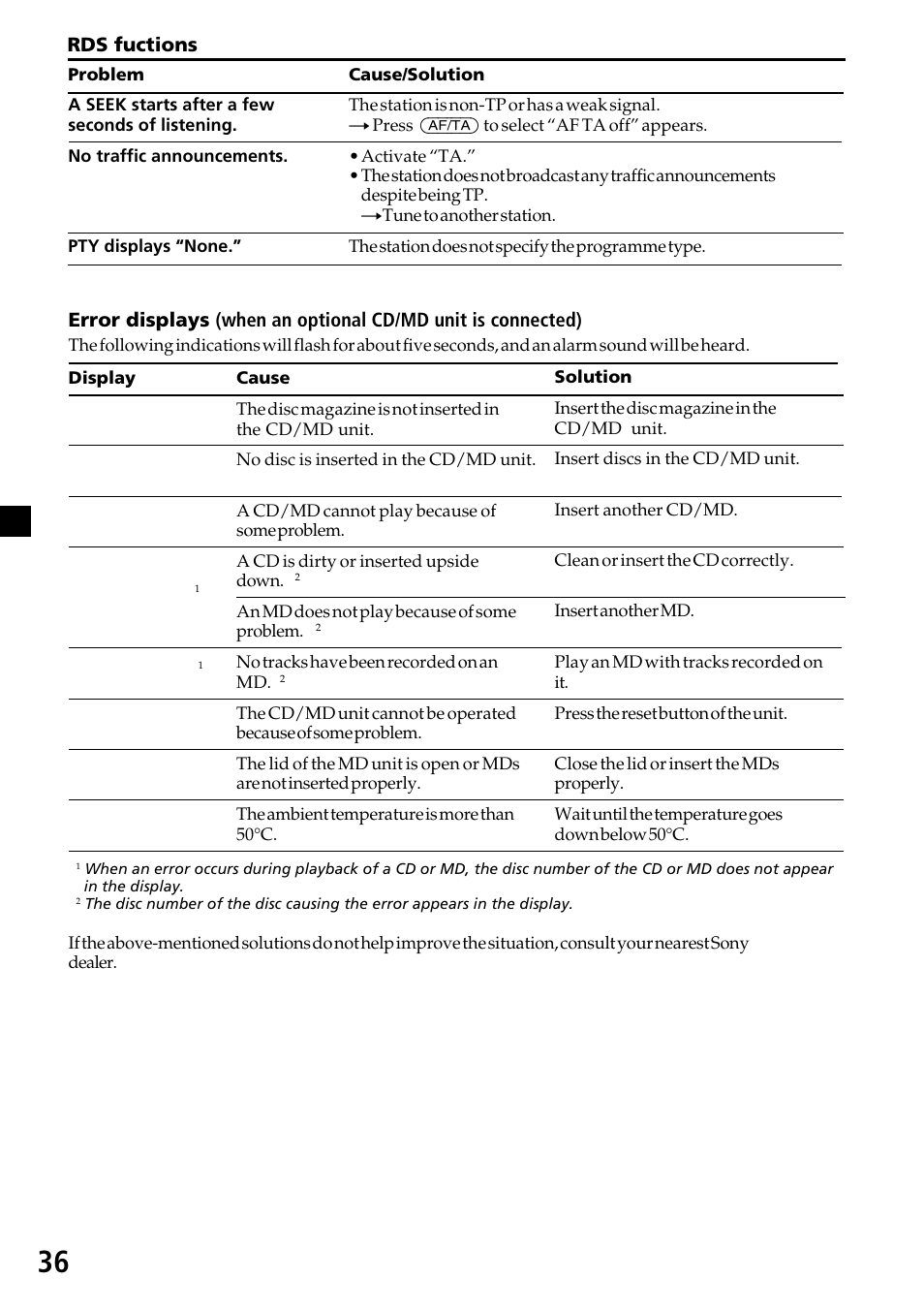 Sony CDX-C7850R User Manual | Page 36 / 144