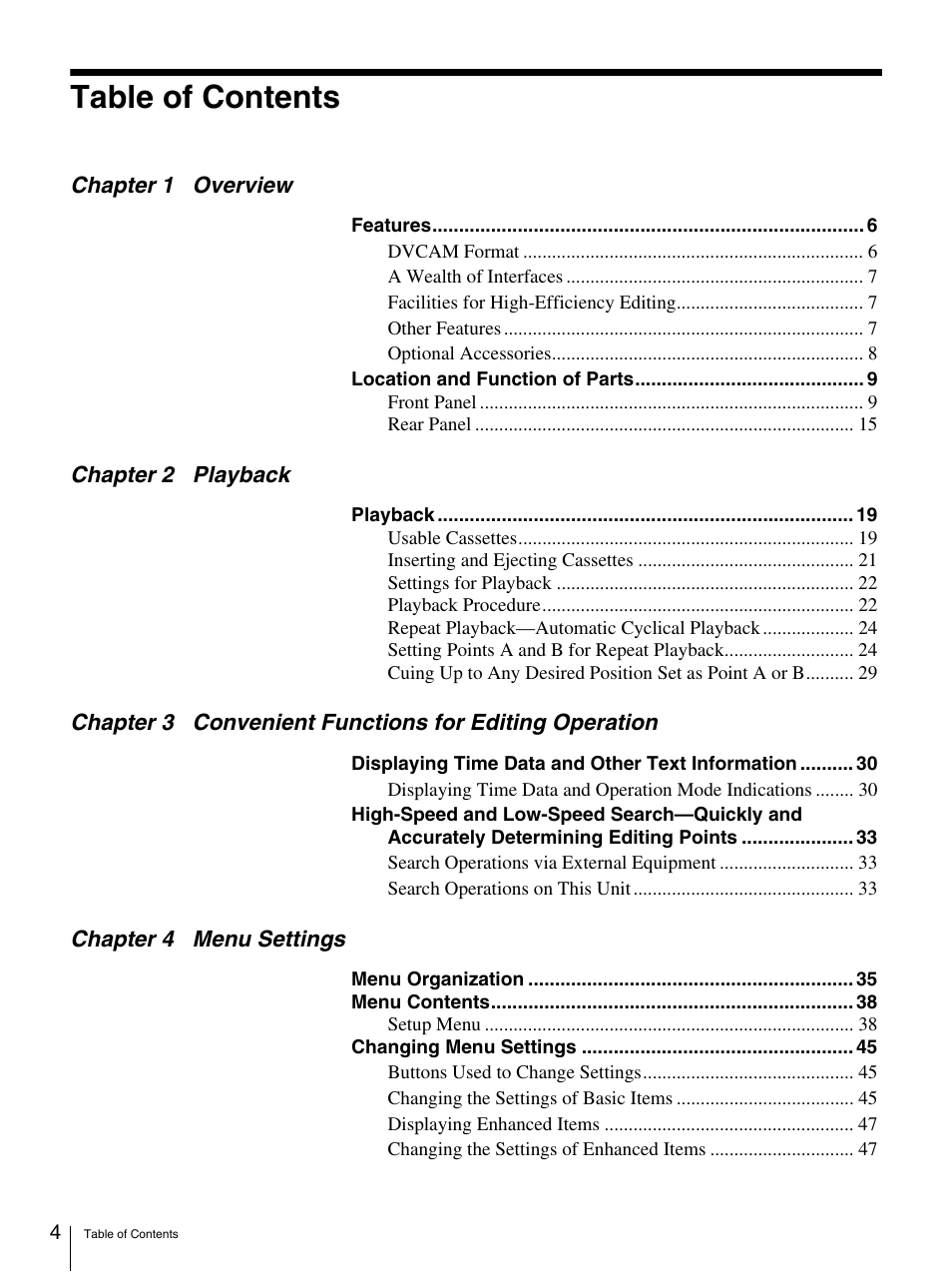 Sony 3-869-574-12(1) User Manual | Page 4 / 73