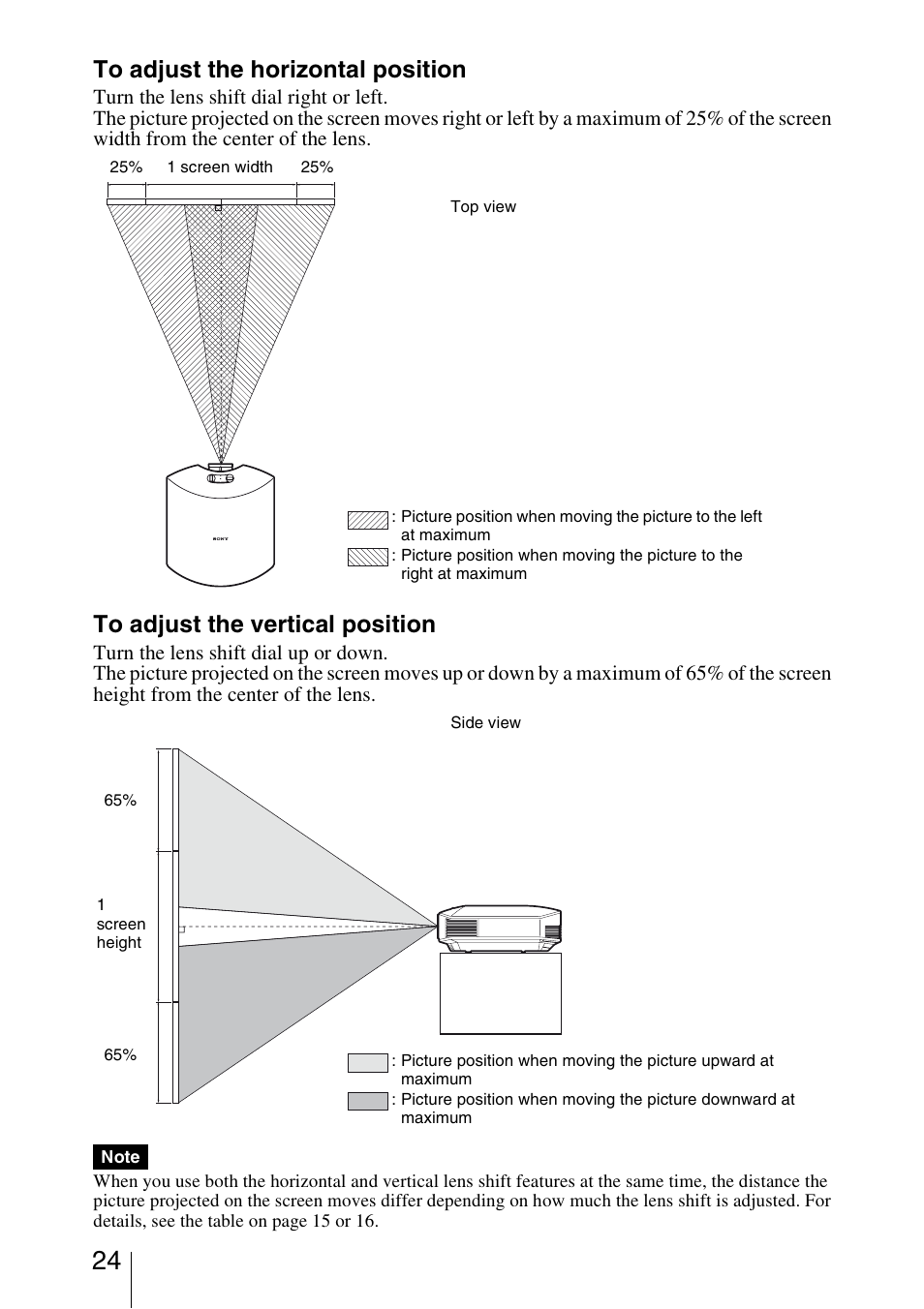 Sony BRAVIA VPL-HW10 User Manual | Page 24 / 80