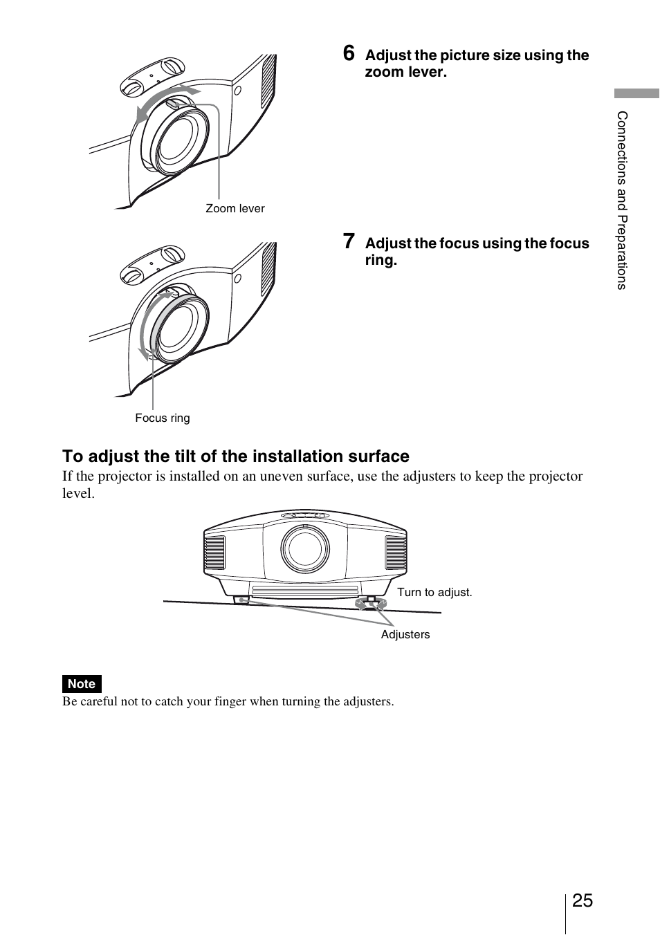 Sony BRAVIA VPL-HW10 User Manual | Page 25 / 80