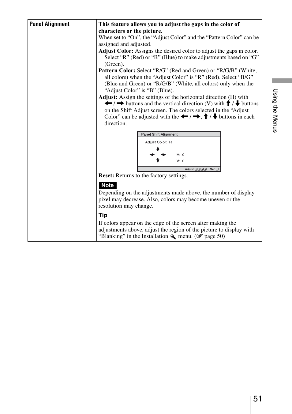 Sony BRAVIA VPL-HW10 User Manual | Page 51 / 80