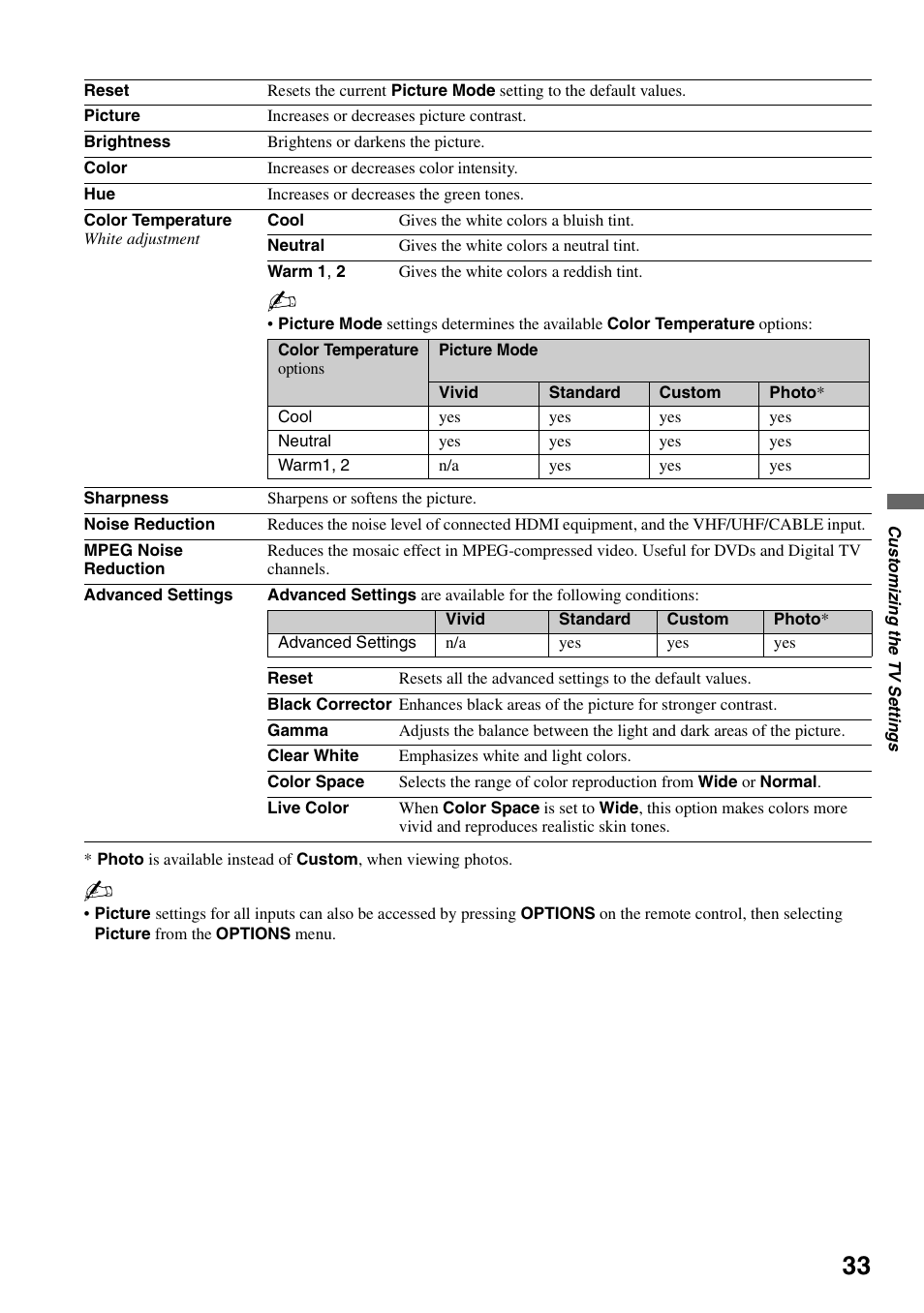 Sony XEL-1 User Manual | Page 33 / 52