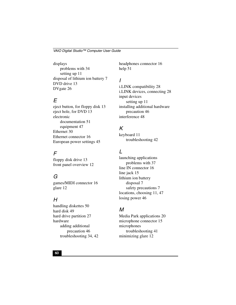 Sony PCV-R556DS User Manual | Page 60 / 62