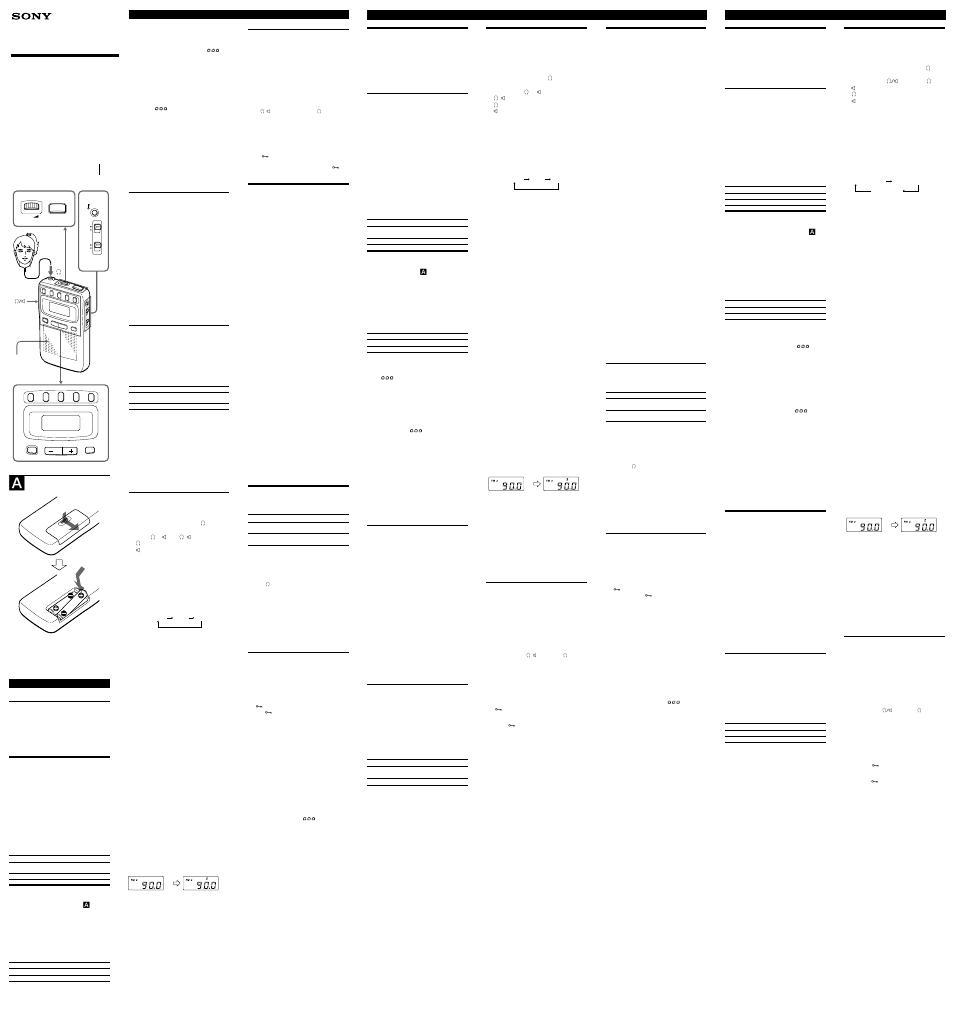 Sony SRF-M806 User Manual | 2 pages