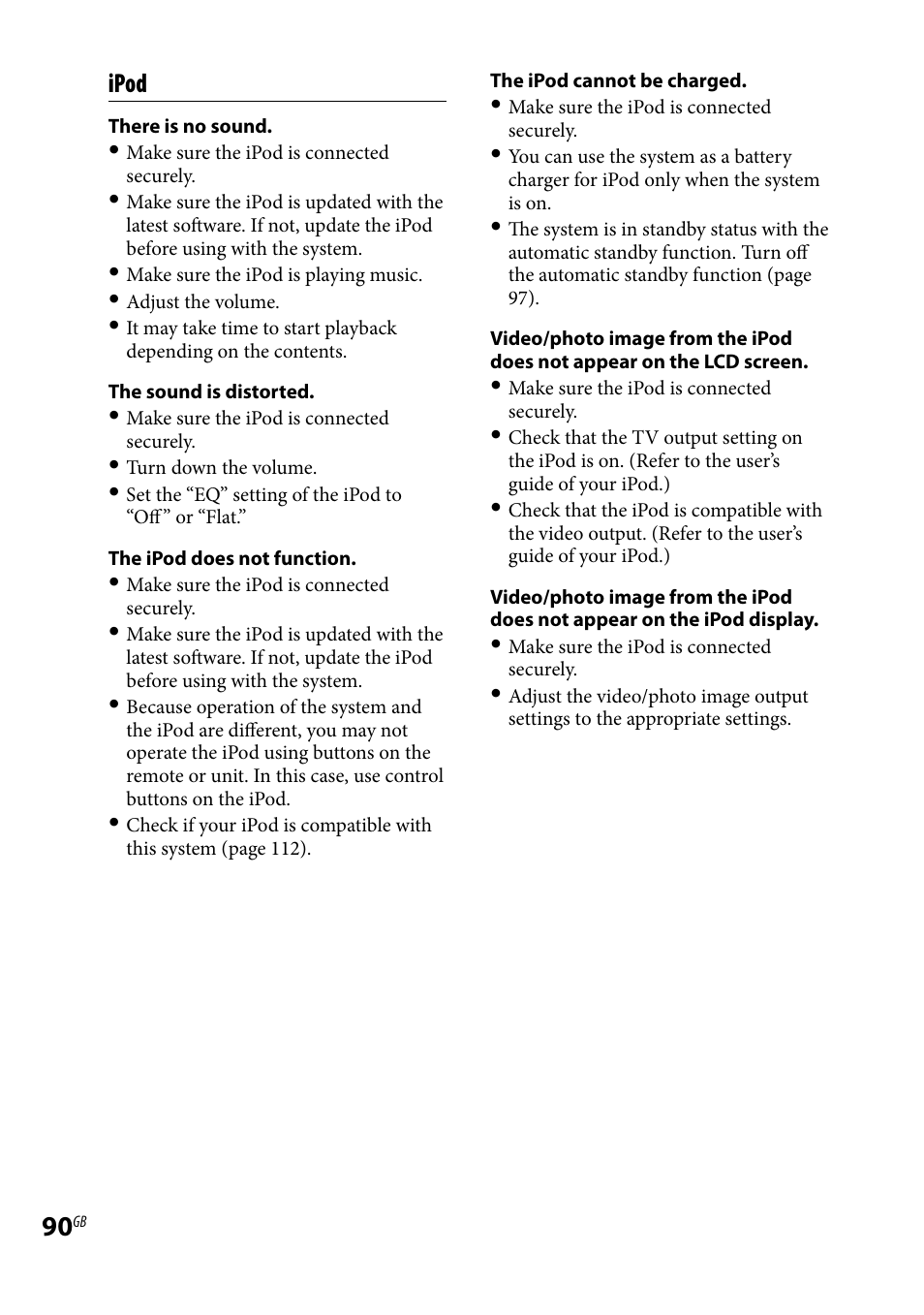 Ipod | Sony WHG-SLK1I User Manual | Page 90 / 127