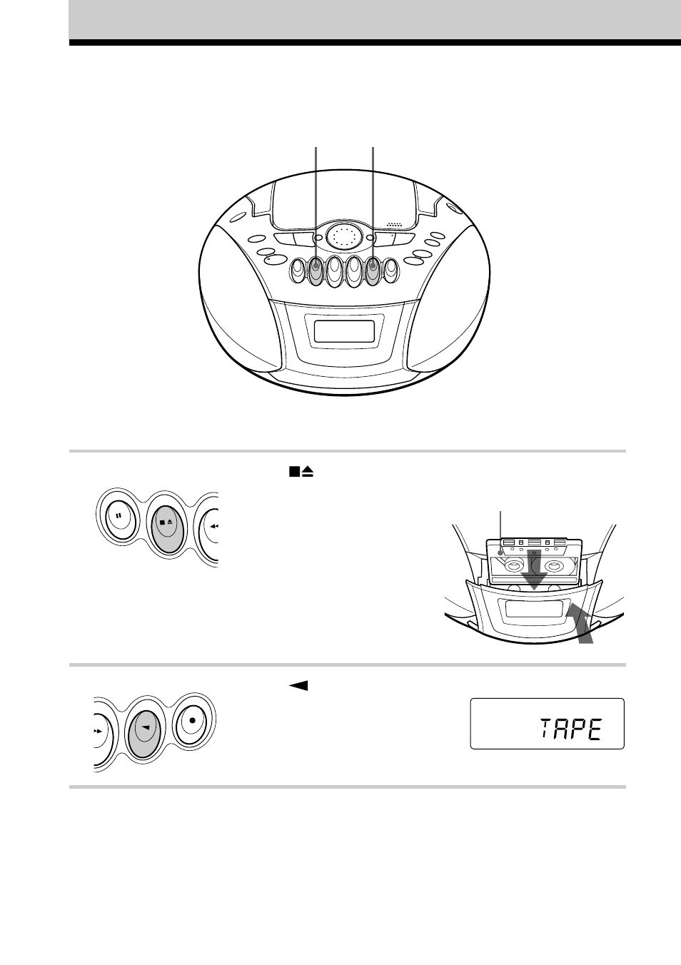 Reproducción de cintas | Sony CFD-E75L User Manual | Page 40 / 64