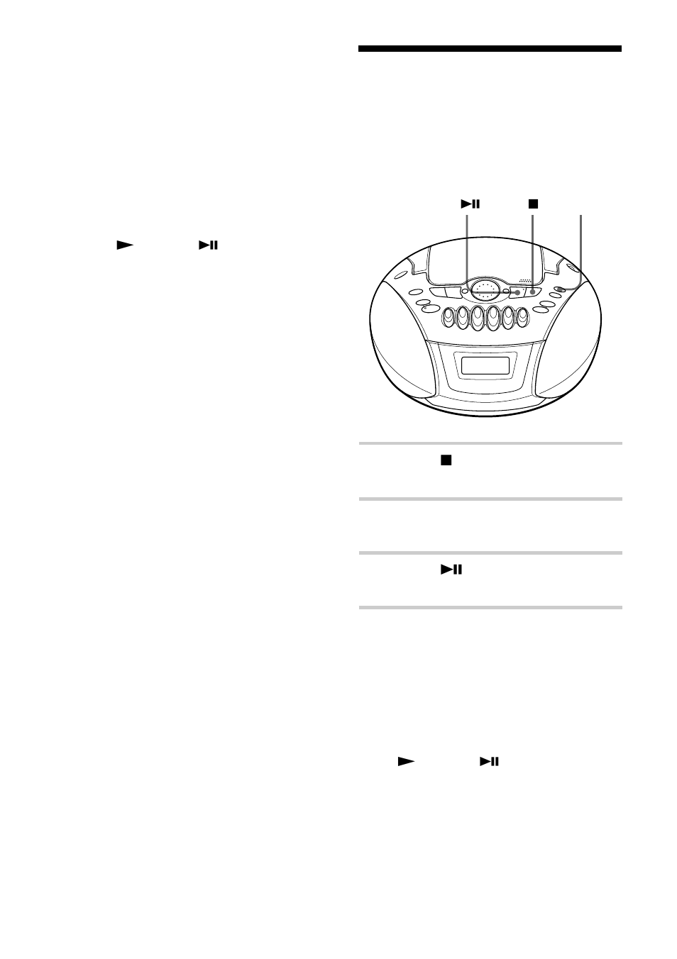 Reproducción de pistas en orden aleatorio, Reproducción aleatoria) | Sony CFD-E75L User Manual | Page 46 / 64