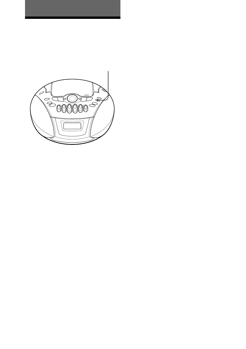 Énfasis de sonido, Selección del énfasis de audio (mega bass), Selección del énfasis de audio | Mega bass) | Sony CFD-E75L User Manual | Page 50 / 64