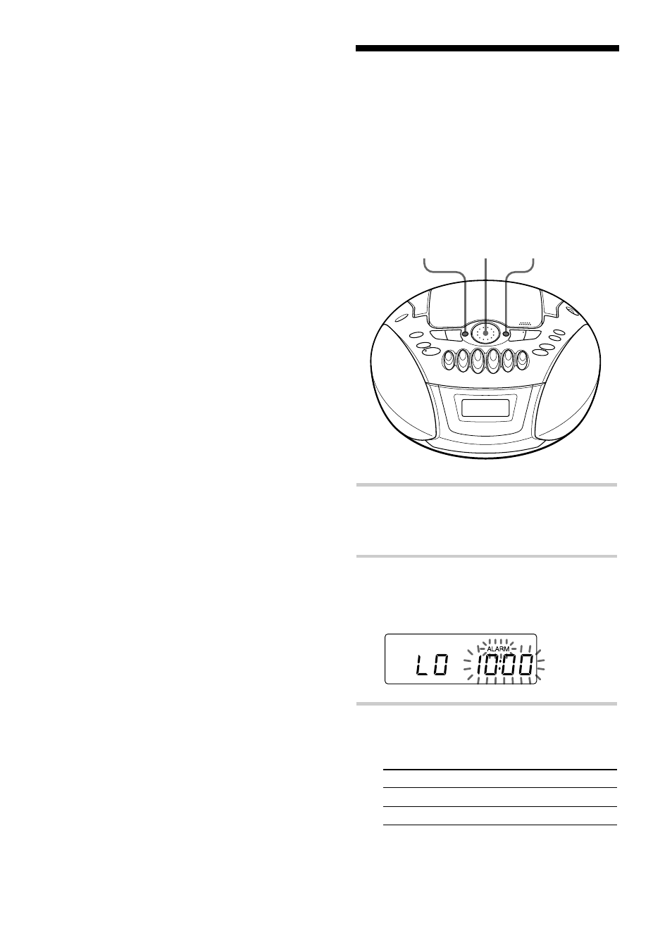 Uso del temporizador de cuenta atrás | Sony CFD-E75L User Manual | Page 54 / 64