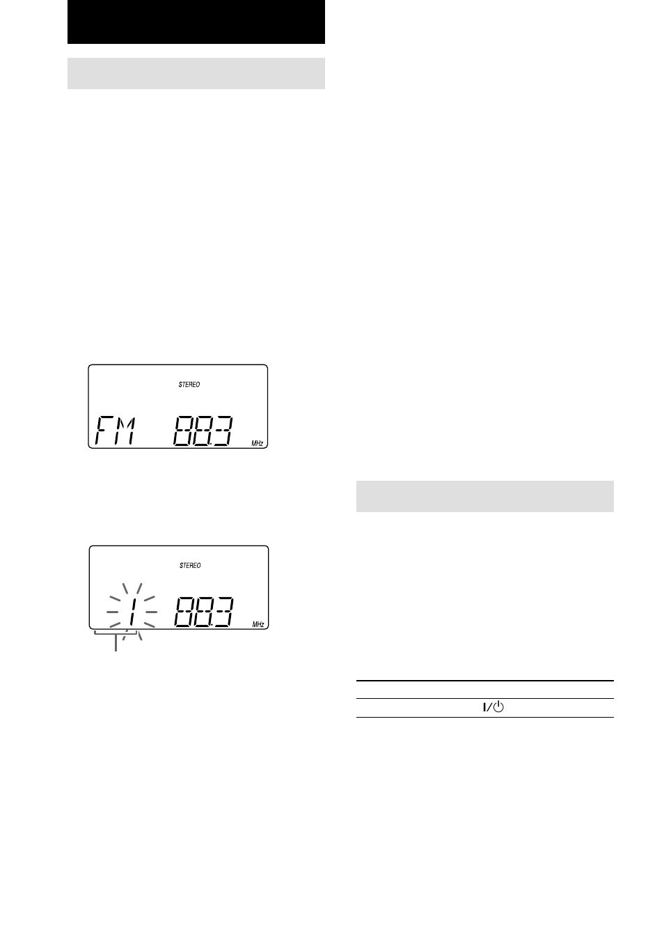 Tuner, Presetting radio stations, Listening to the radio –– preset tuning | Listening to the radio, Preset tuning | Sony CMT-EP30 User Manual | Page 10 / 20