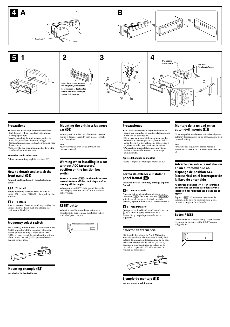 Sony CDX-L470X User Manual | Page 3 / 4