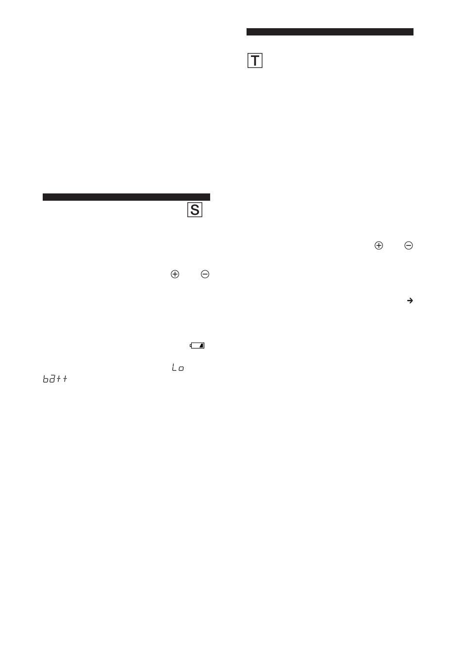 Using dry batteries s, Using the battery case t | Sony D-T405 User Manual | Page 38 / 40