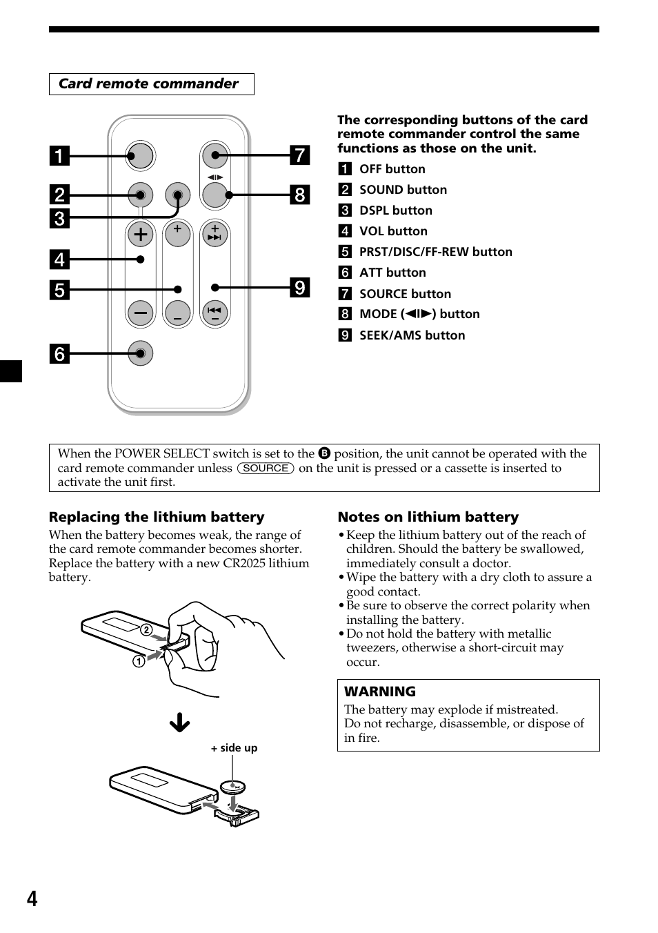 Sony XR-C6200 User Manual | Page 4 / 50