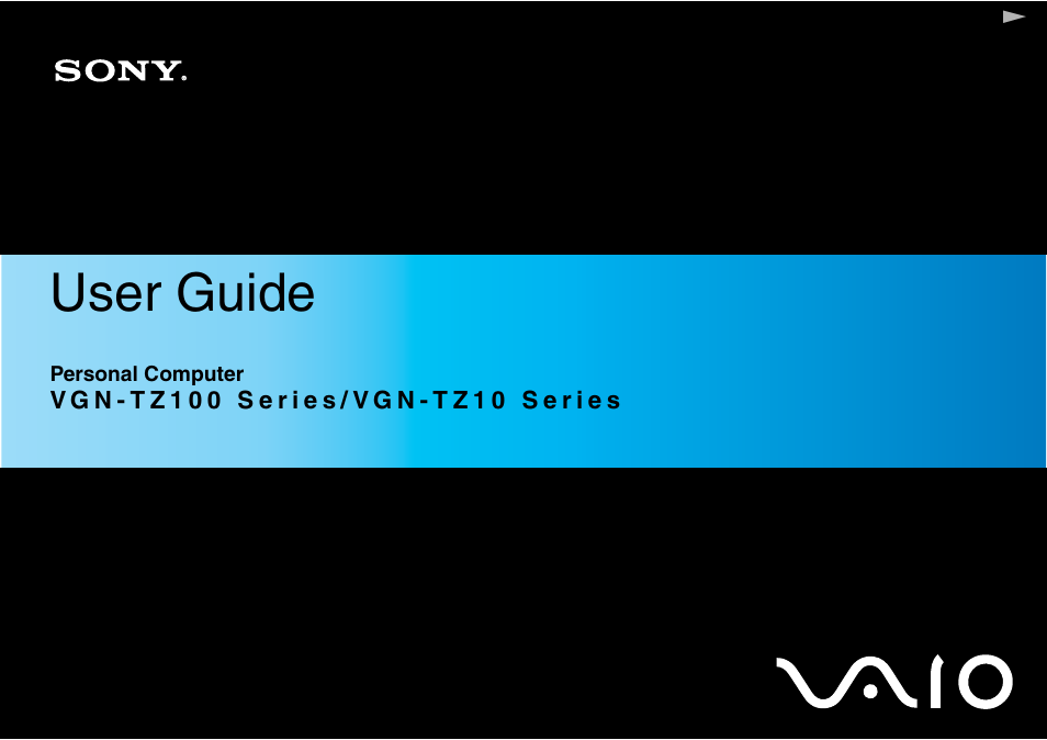 Sony VGN-TZ10 User Manual | 226 pages