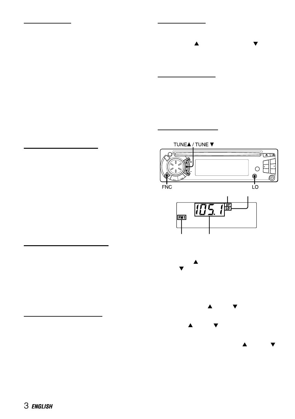 Radio operation | Sony CDC-X217 User Manual | Page 4 / 10