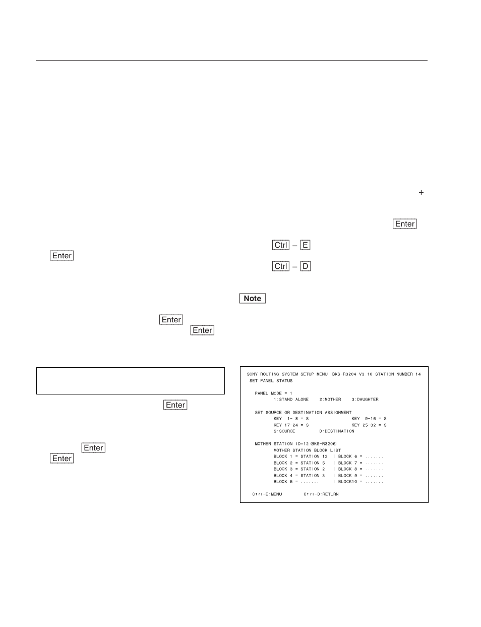 Z : set panel status (bks-r3204/r3205/r3206) | Sony DVS-V3232B/V3232M User Manual | Page 114 / 158
