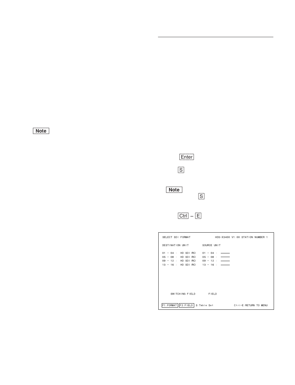 Z : set sdi format (hds-x3000 series) | Sony DVS-V3232B/V3232M User Manual | Page 149 / 158