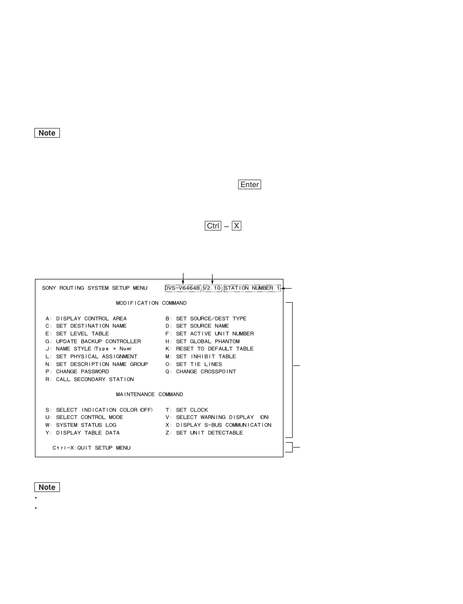 4. menu screen, 4-1. menu screen of the primary station | Sony DVS-V3232B/V3232M User Manual | Page 38 / 158