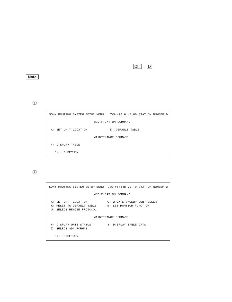 4-2. menu screen of the secondary station | Sony DVS-V3232B/V3232M User Manual | Page 39 / 158