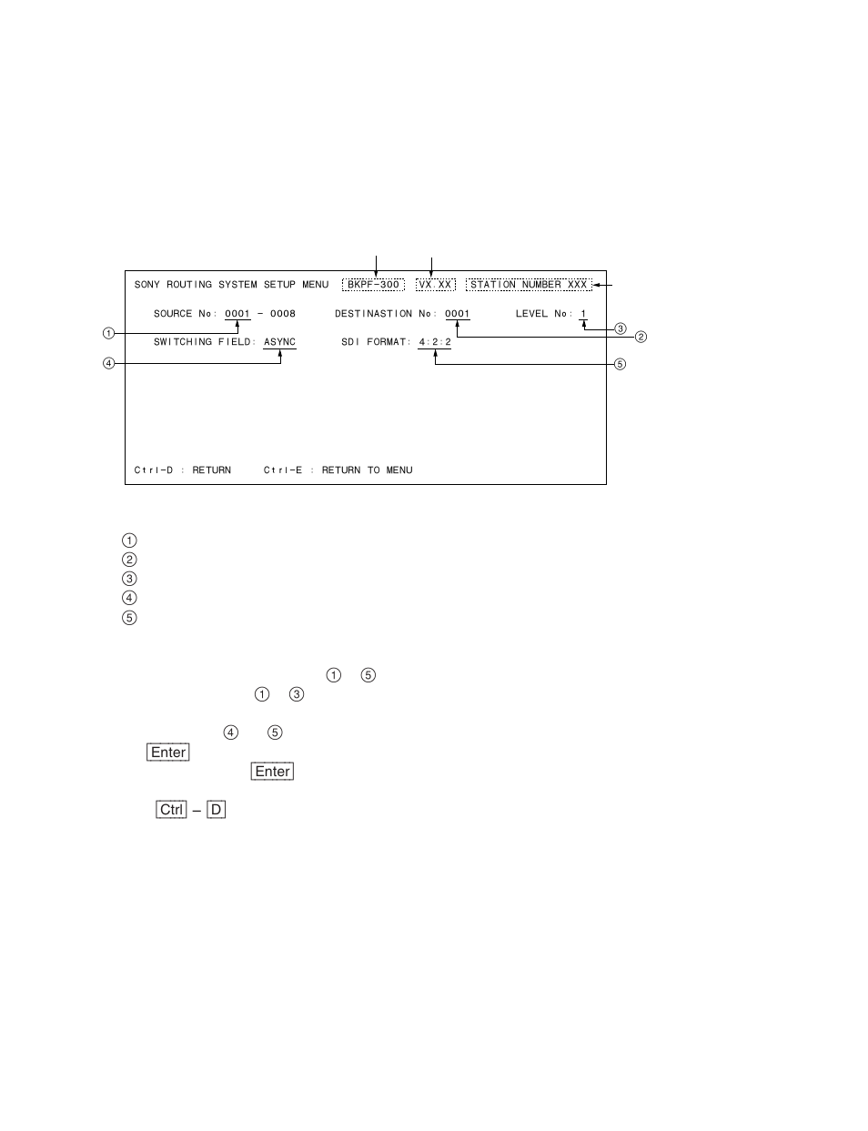 6. setting up bkpf-300/301/350/351 | Sony DVS-V3232B/V3232M User Manual | Page 71 / 158